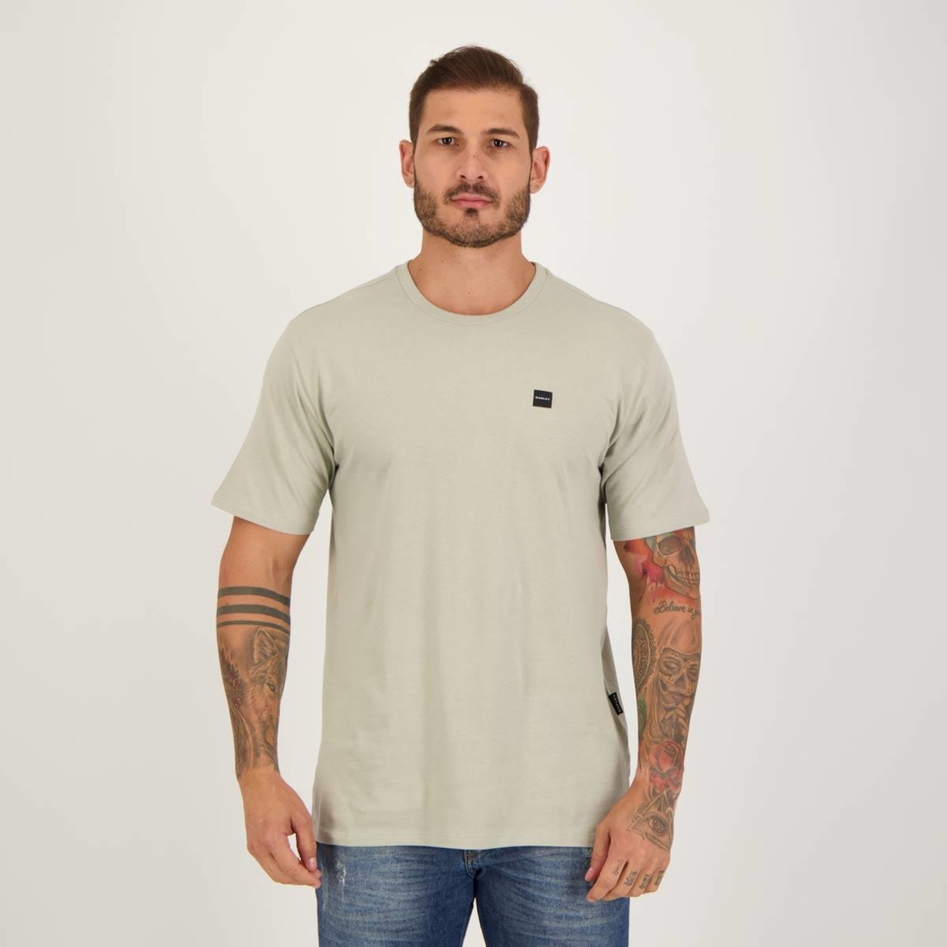 Camiseta Oakley Patch 2.0 Tee Branco ref: 457294BR-100