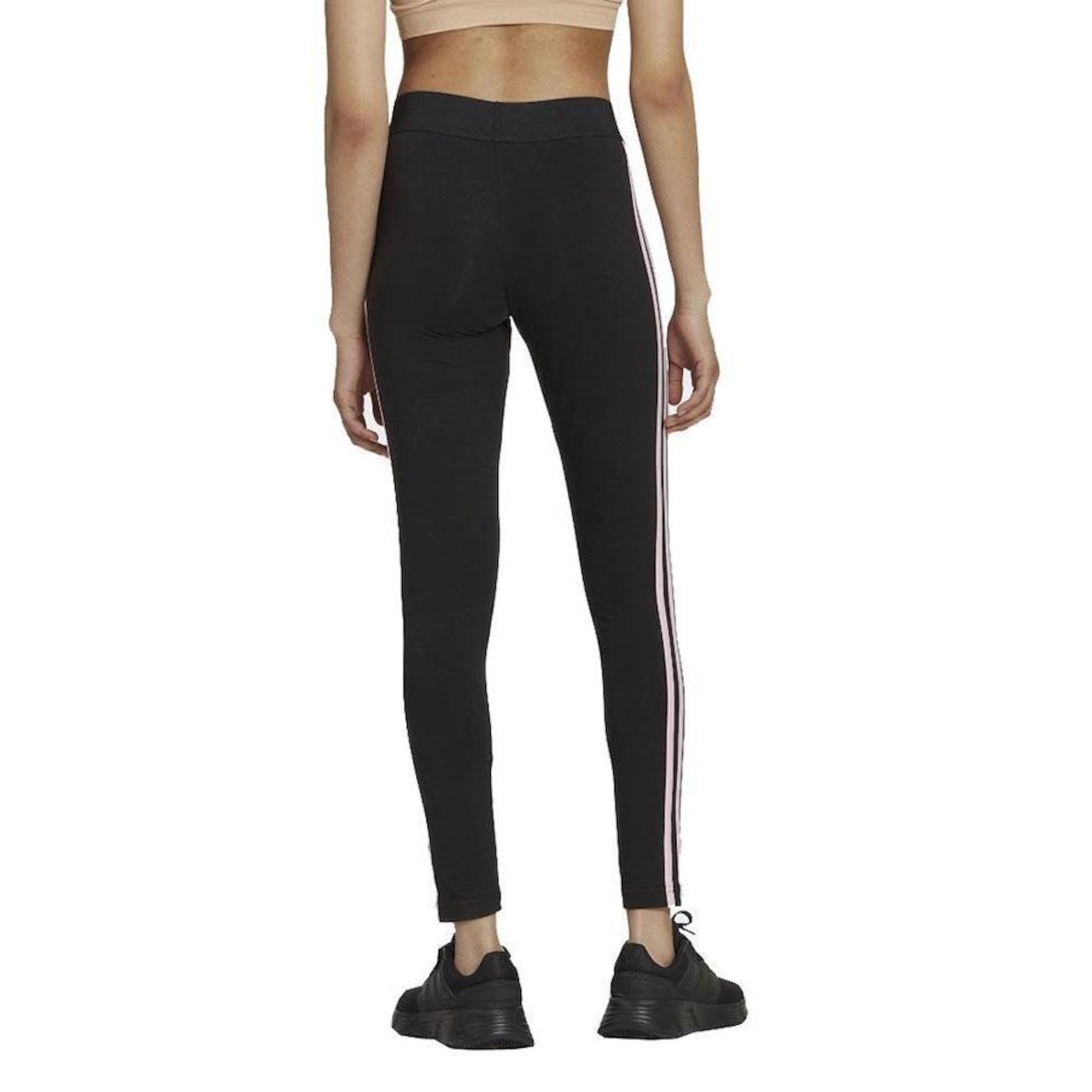 Calça Legging adidas 3 Listras - Feminina - Foto 3