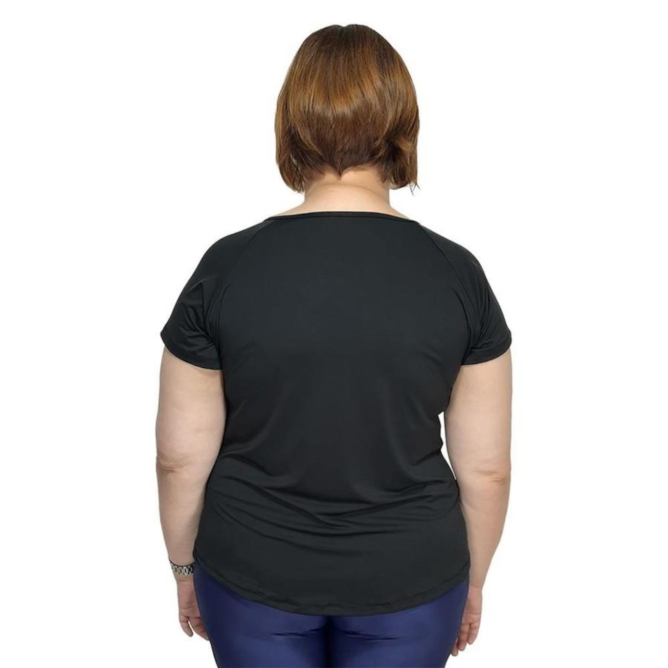 Camiseta Selene Básica Poliamida Plus Size - Feminina - Foto 2