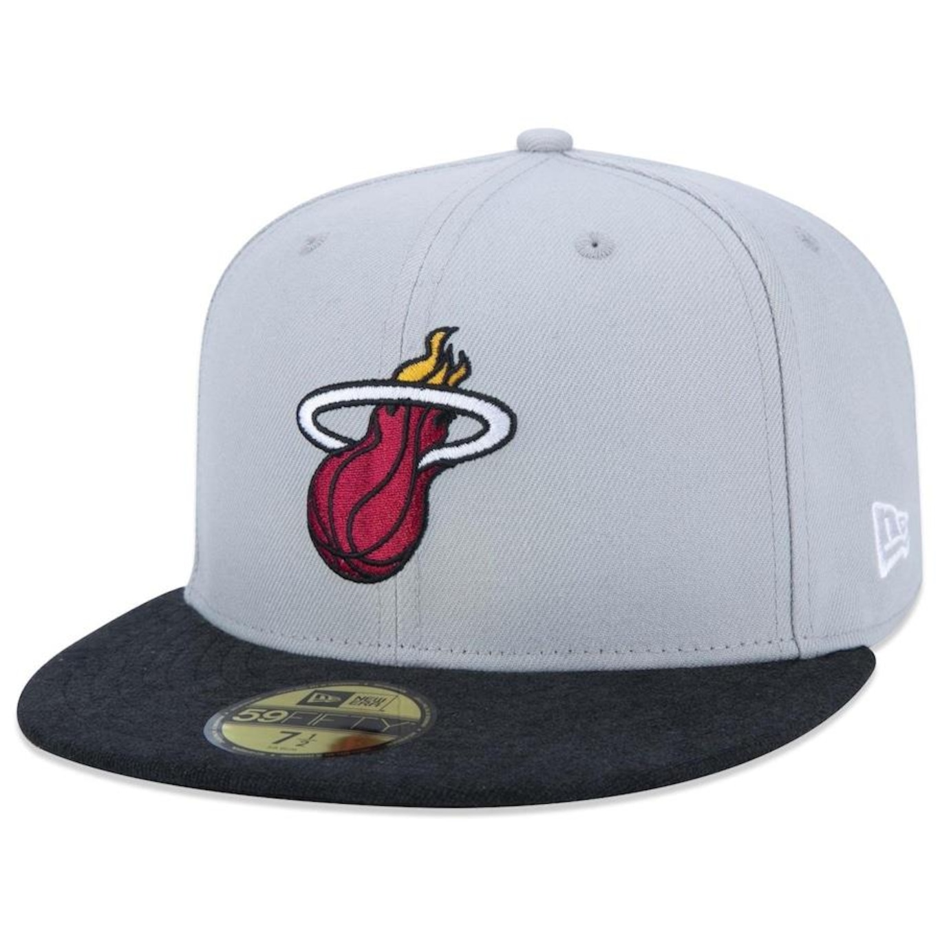 Boné Aba Reta New Era 59fifty NBA Miami Heat Core Fitted Fitted - Adulto - Foto 1