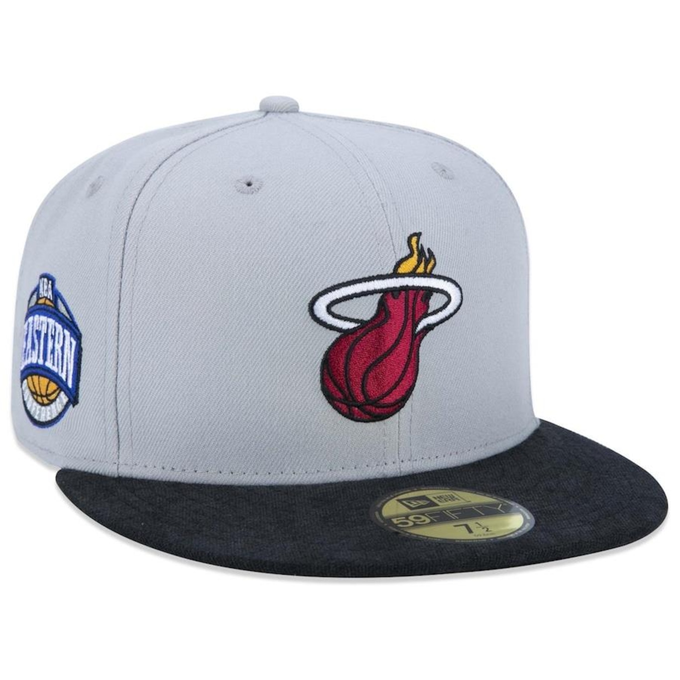 Boné Aba Reta New Era 59fifty NBA Miami Heat Core Fitted Fitted - Adulto - Foto 3