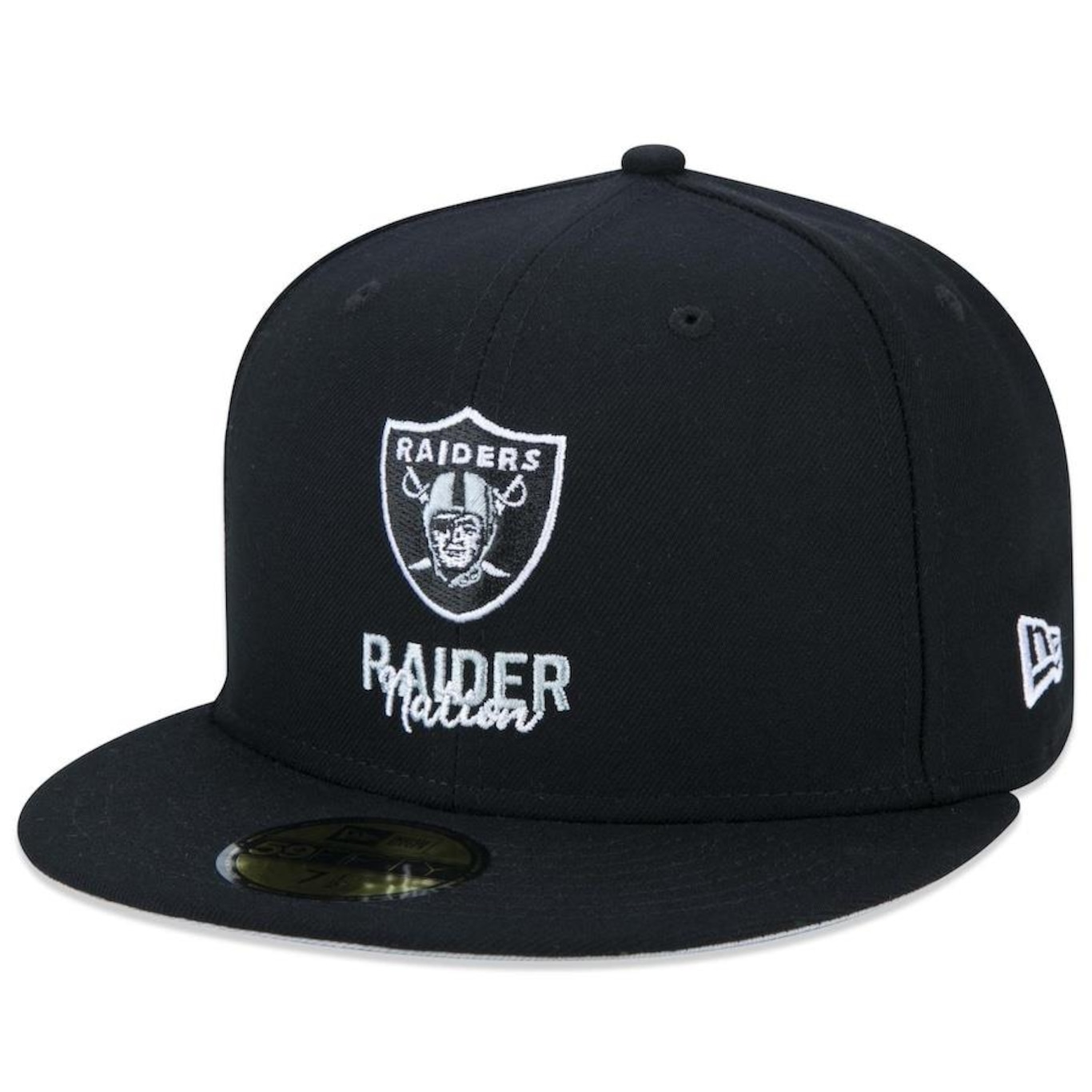 Boné Aba Reta New Era 59fifty NFL Las Vegas Raiders Back To School Fitted Fitted - Adulto - Foto 1