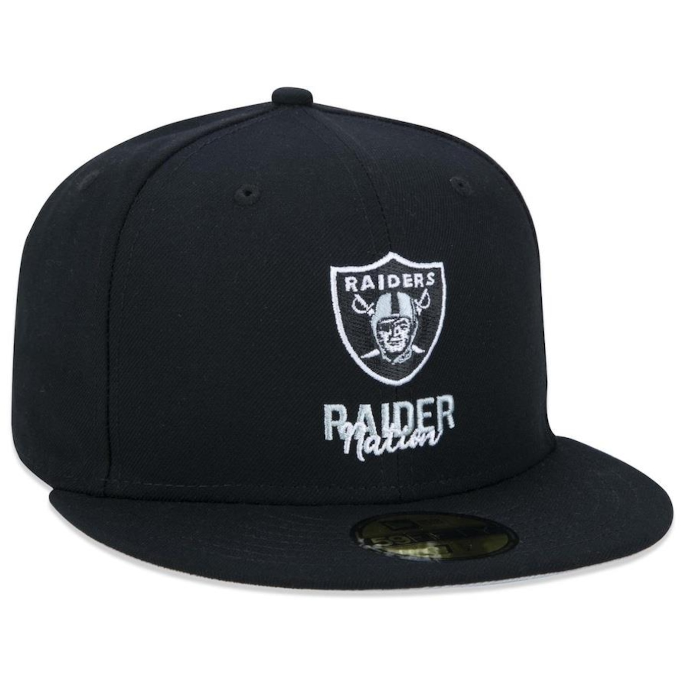 Boné Aba Reta New Era 59fifty NFL Las Vegas Raiders Back To School Fitted Fitted - Adulto - Foto 3