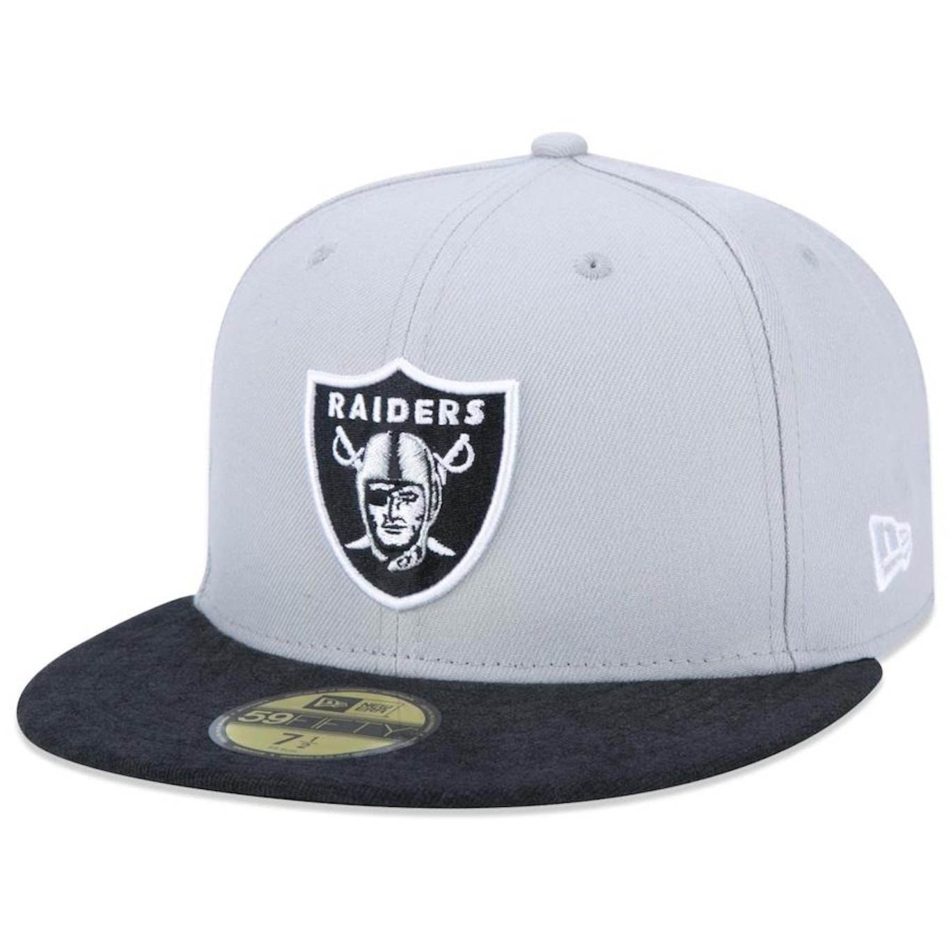 Boné Aba Reta New Era 59fifty NFL Las Vegas Raiders Core Fitted Fitted - Adulto - Foto 1