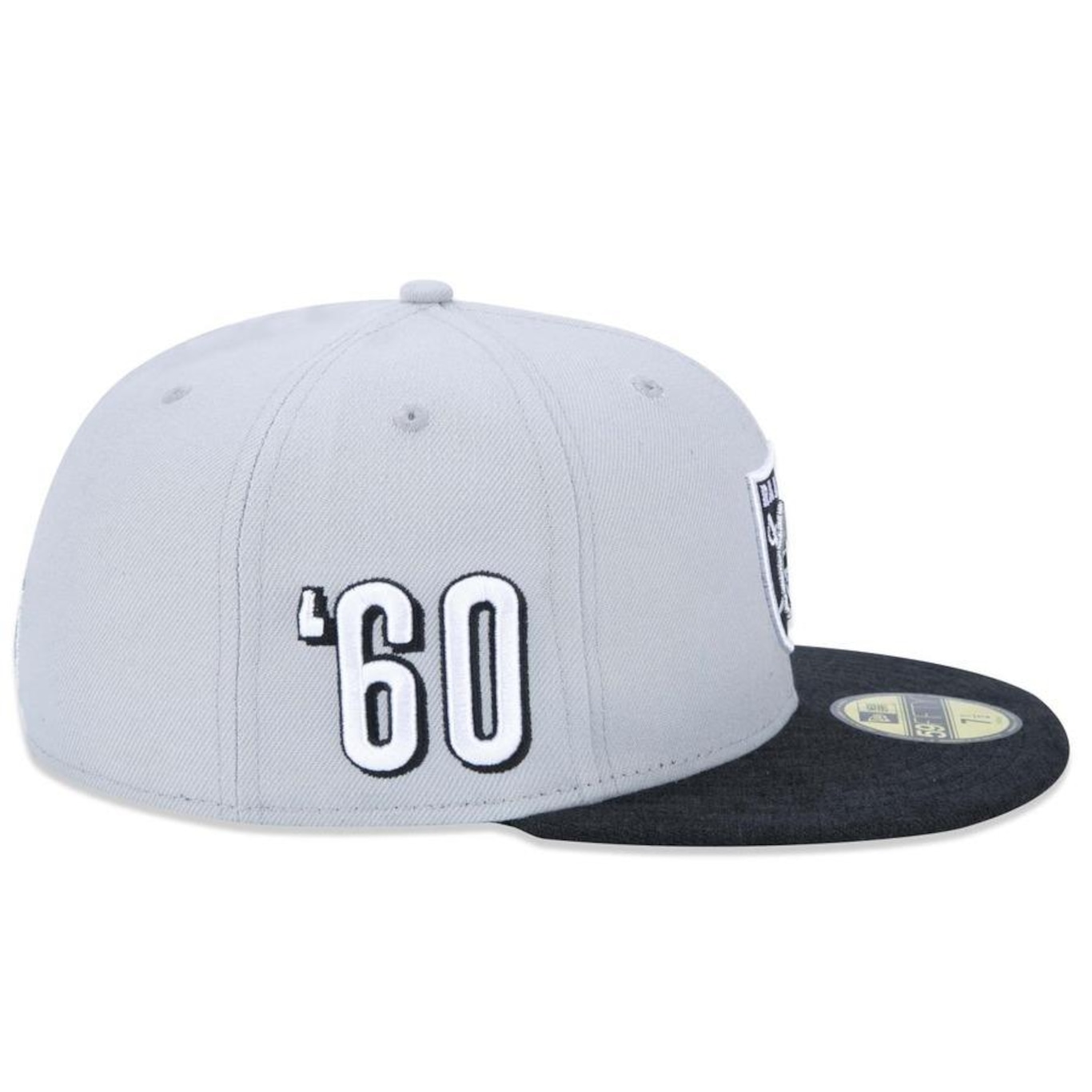 Boné Aba Reta New Era 59fifty NFL Las Vegas Raiders Core Fitted Fitted - Adulto - Foto 6