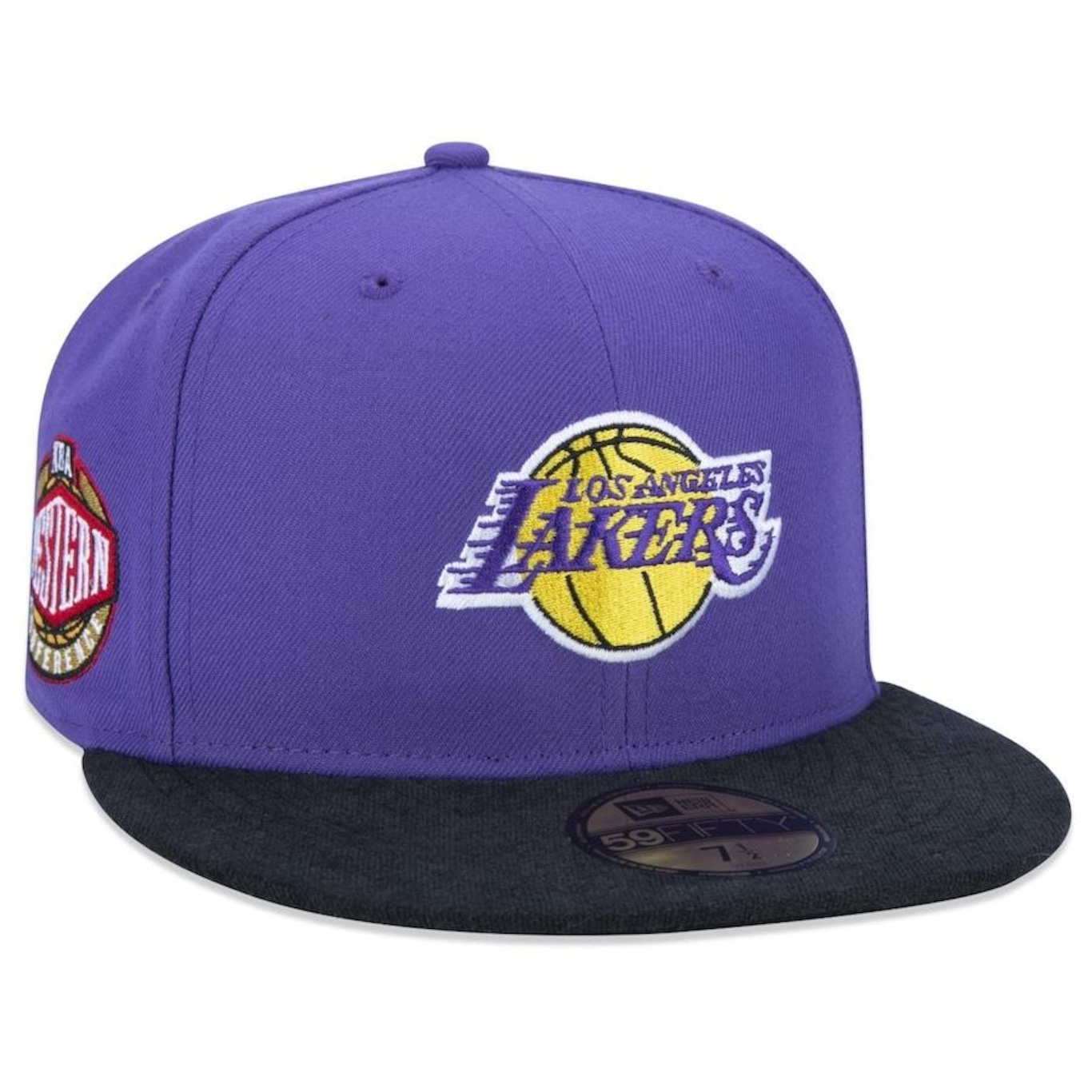 Boné Aba Reta New Era 59fifty NBA Los Angeles Lakers Core Fitted Fitted - Adulto - Foto 3