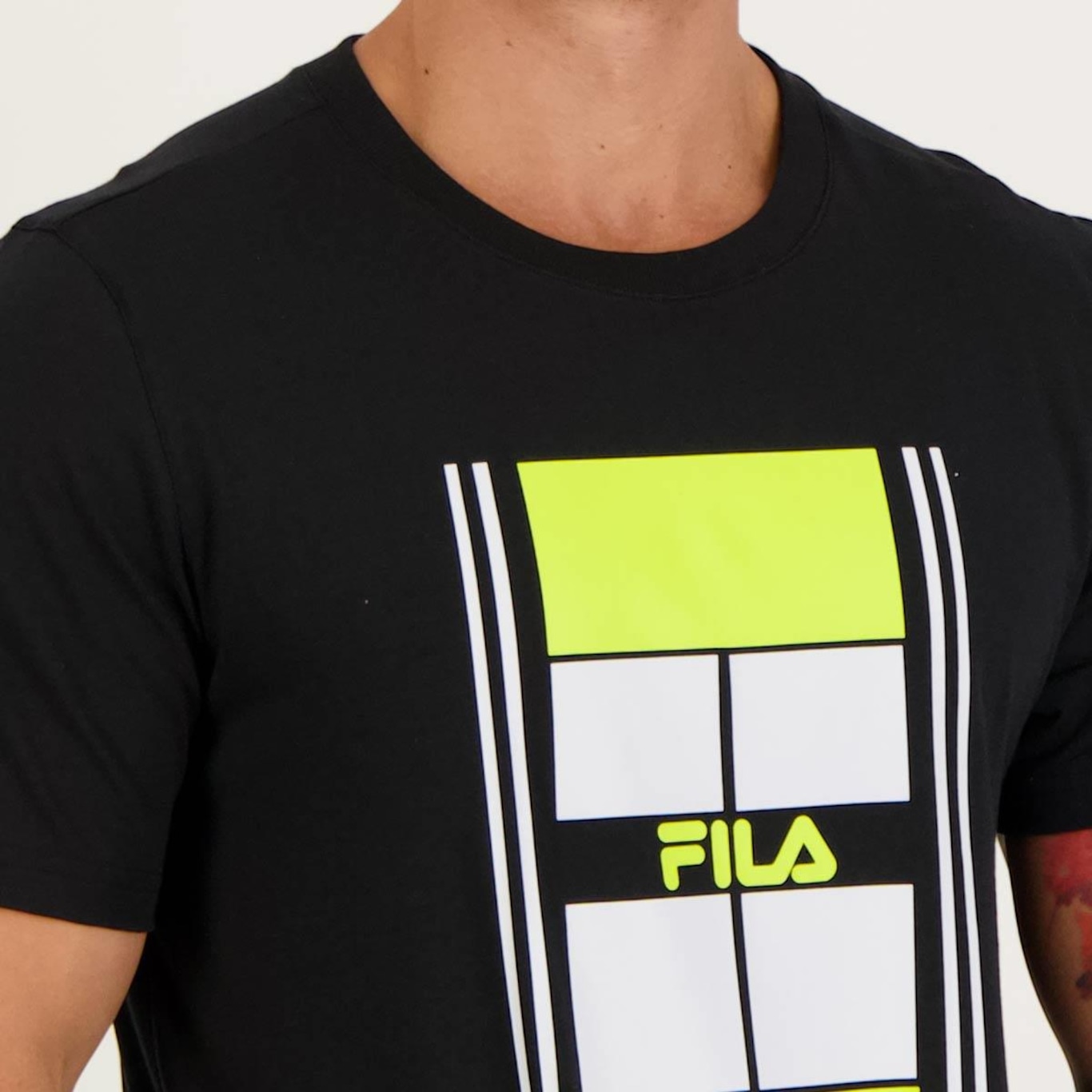 Camiseta Fila Tennis Graphics - Masculina - Foto 4