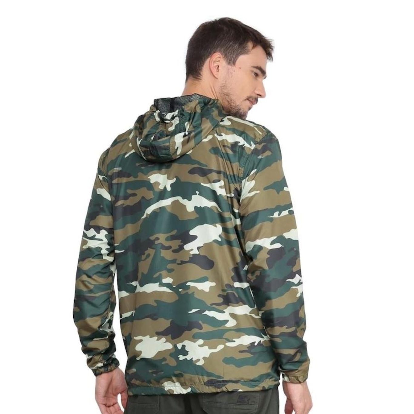 Jaqueta Corta Vento com Capuz Oakley Mod Camo Windbreaker - Masculina - Foto 2