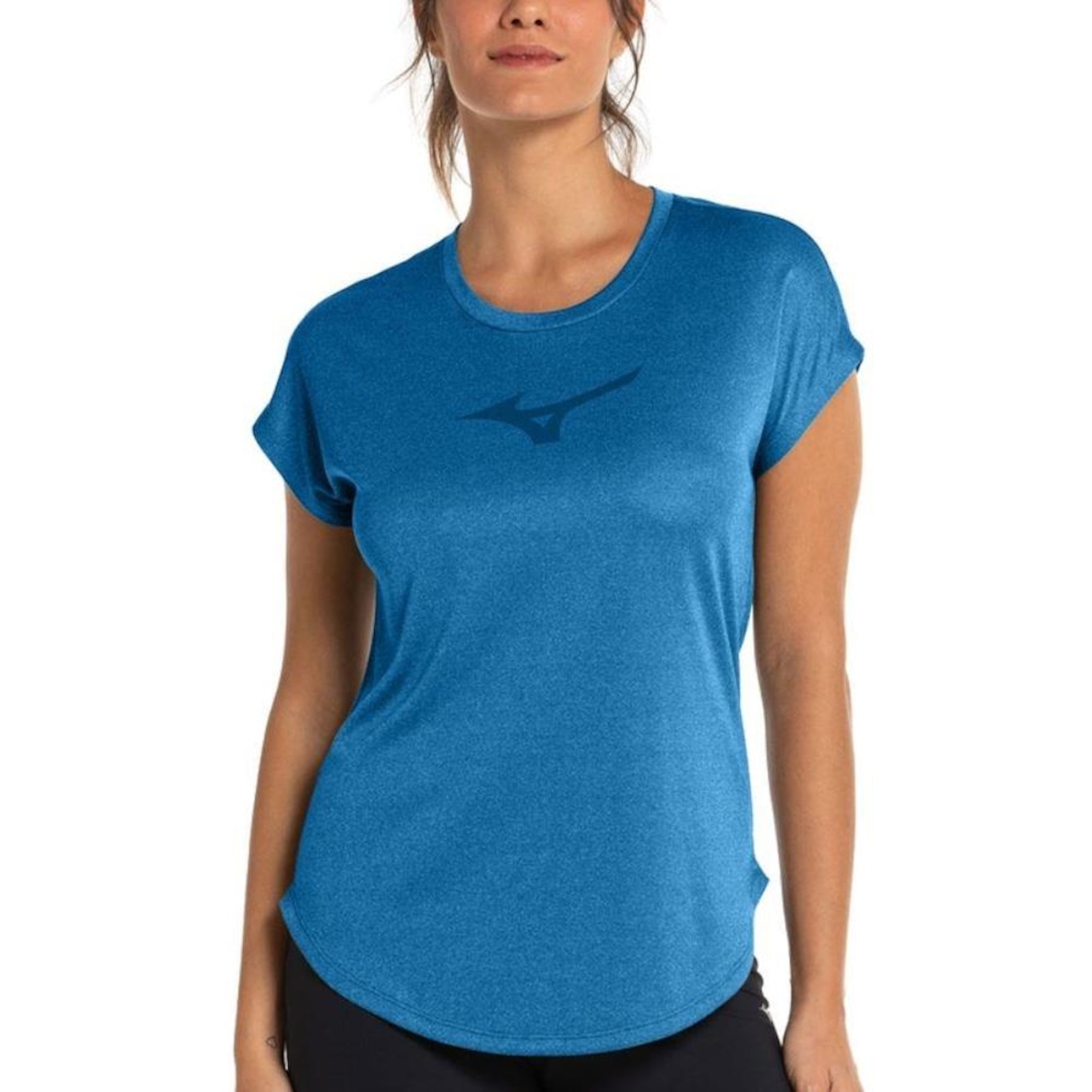 Camiseta Mizuno Spark Big Logo - Feminina - Foto 1