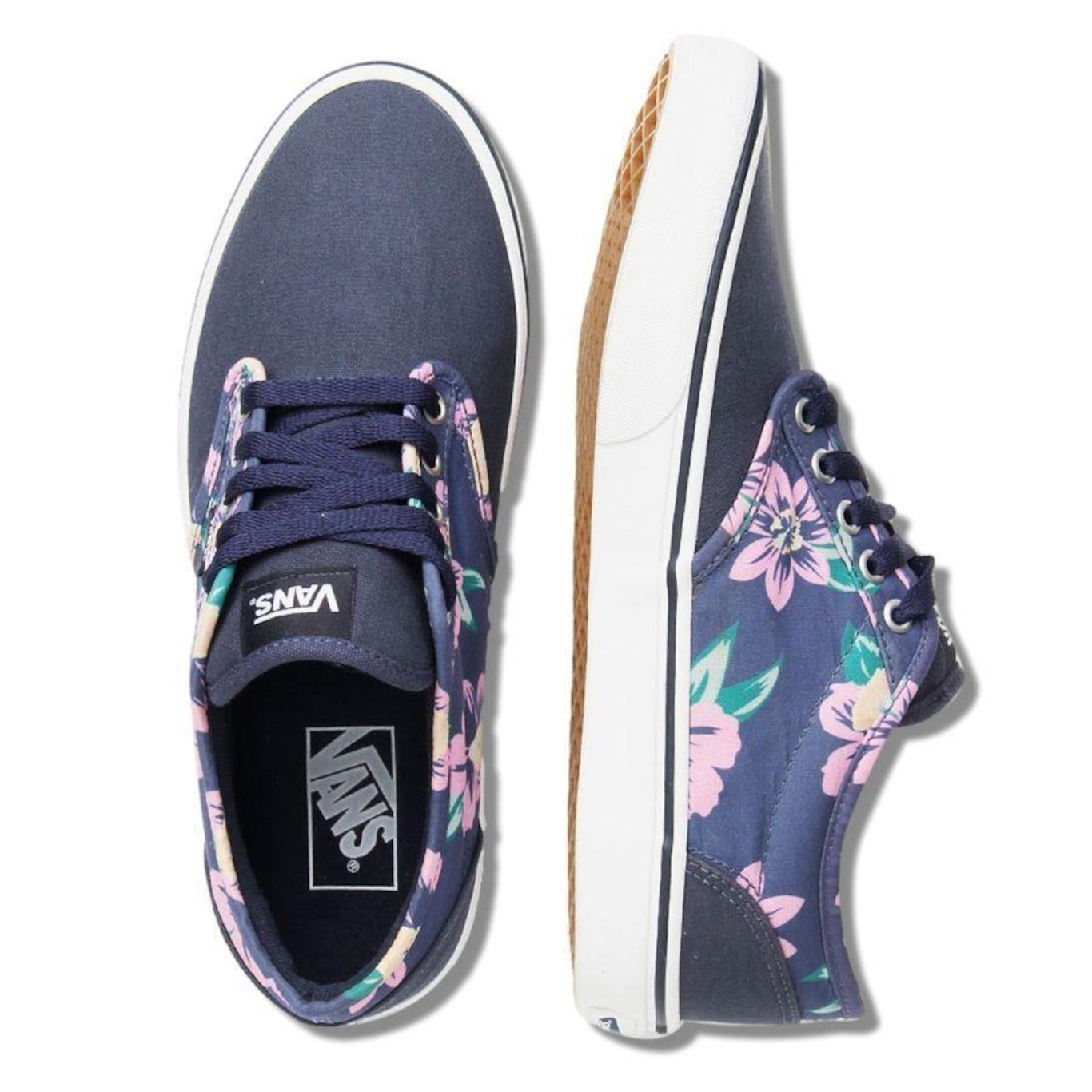 Vans atwood floral outlet parisian blue