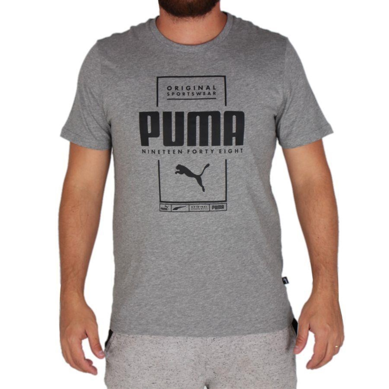 Camiseta Puma Box - Masculina - Foto 1