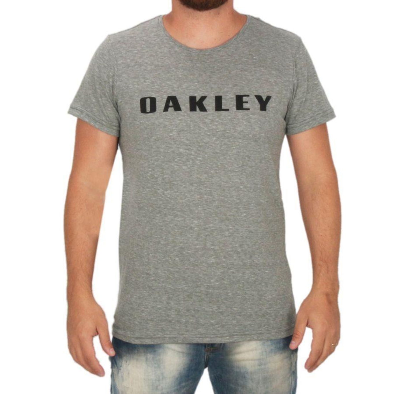 Camiseta Oakley O-rec Bark Tee - Masculina - Foto 1