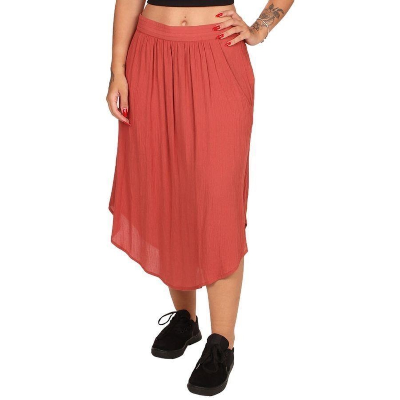 Saia Rip Curl Kelly Mid Skirt - Feminina - Foto 2