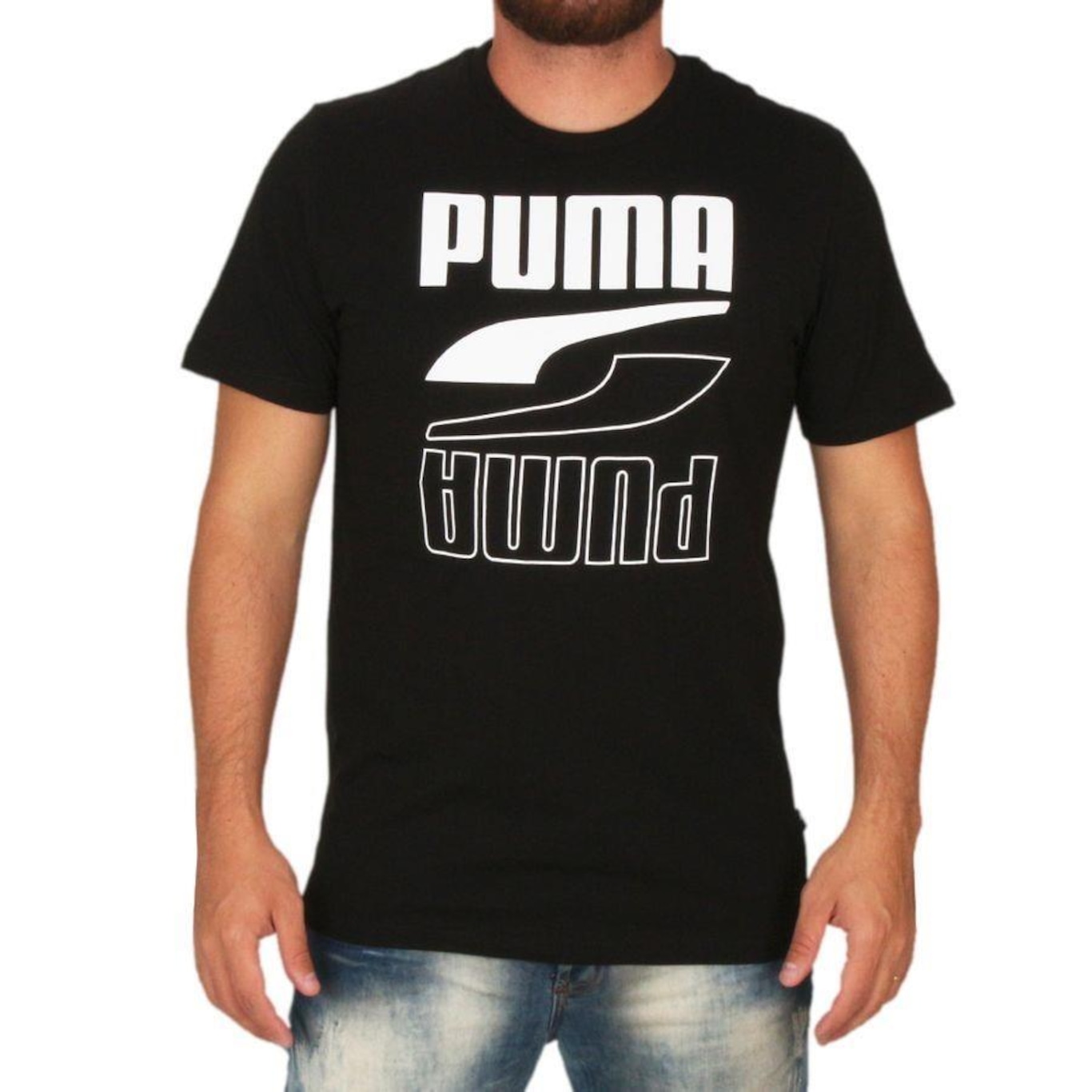 Camiseta Puma Rebel Tee - Masculina - Foto 1