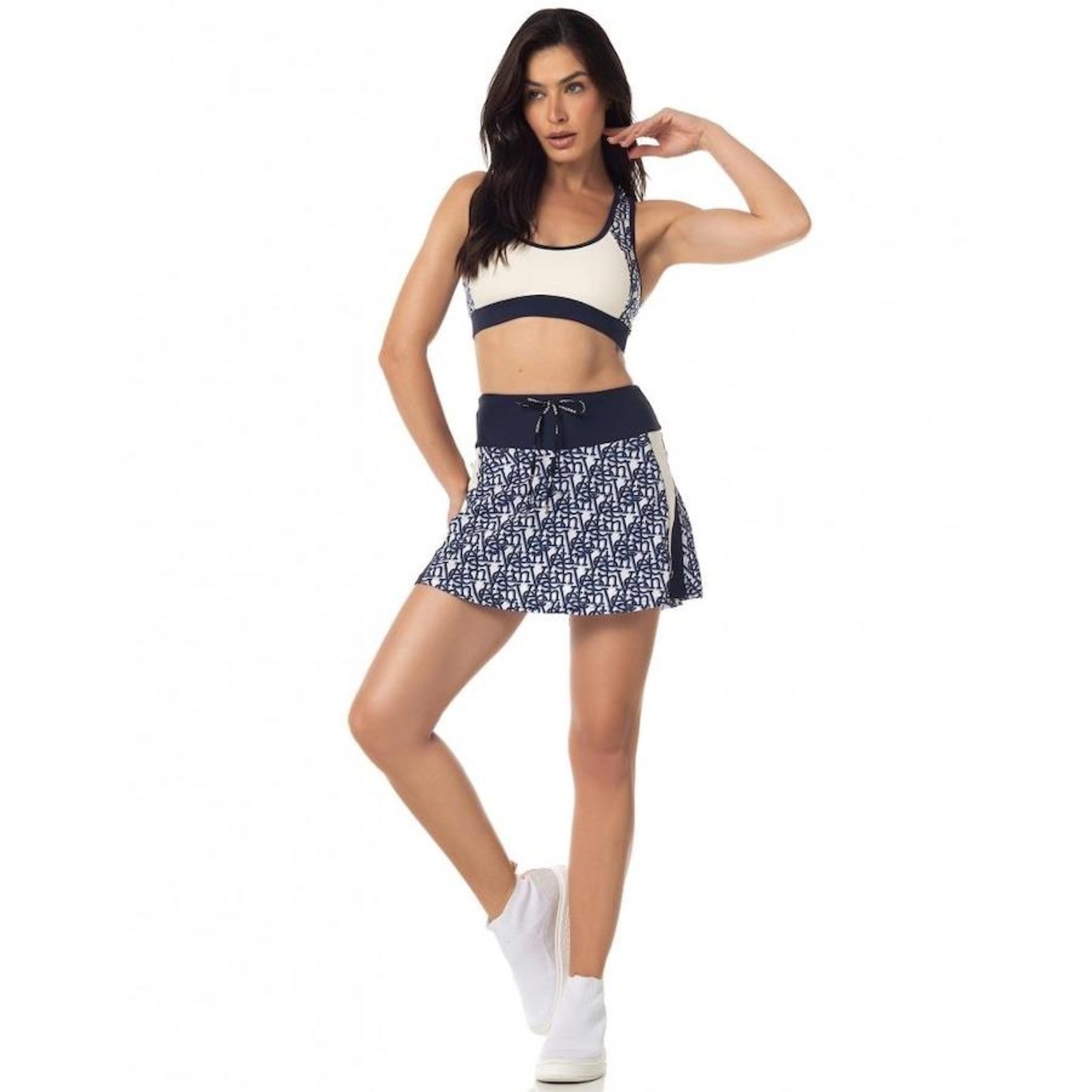 Short Saia Vestem Pirita - Feminino - Foto 3