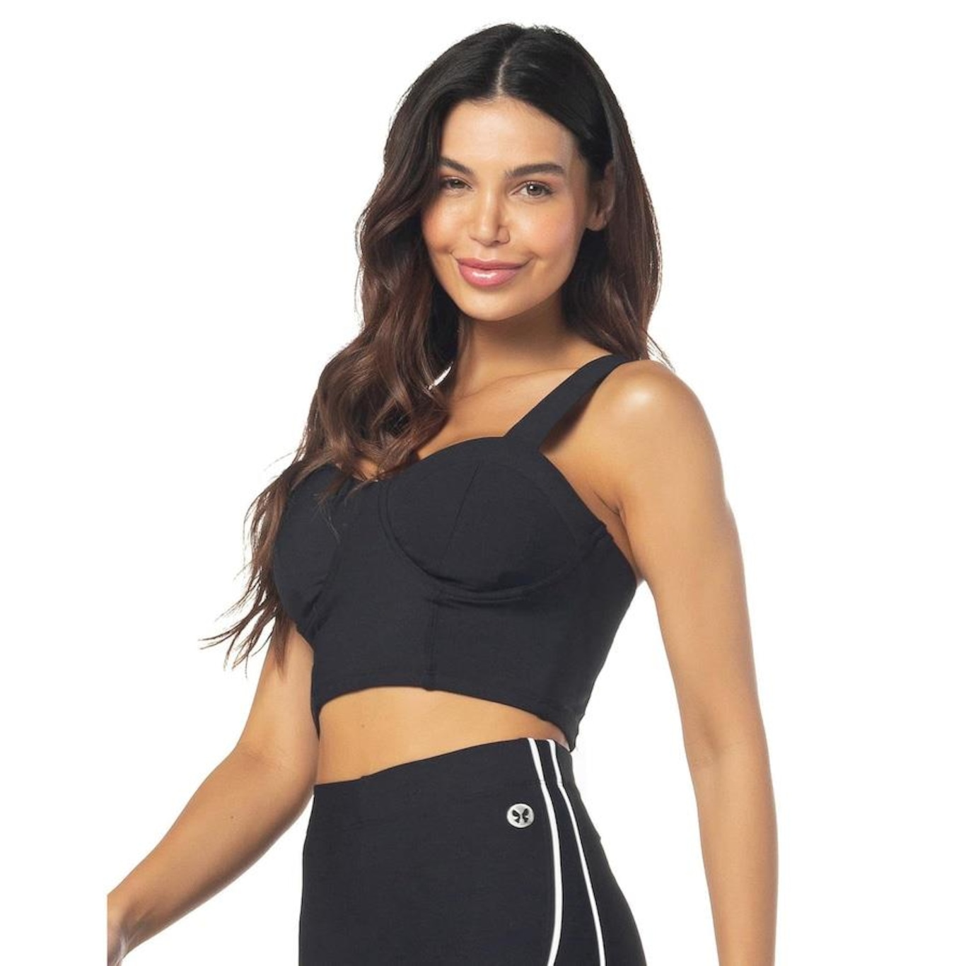 Top Fitness com Bojo Vestem Corset Greta - Feminino