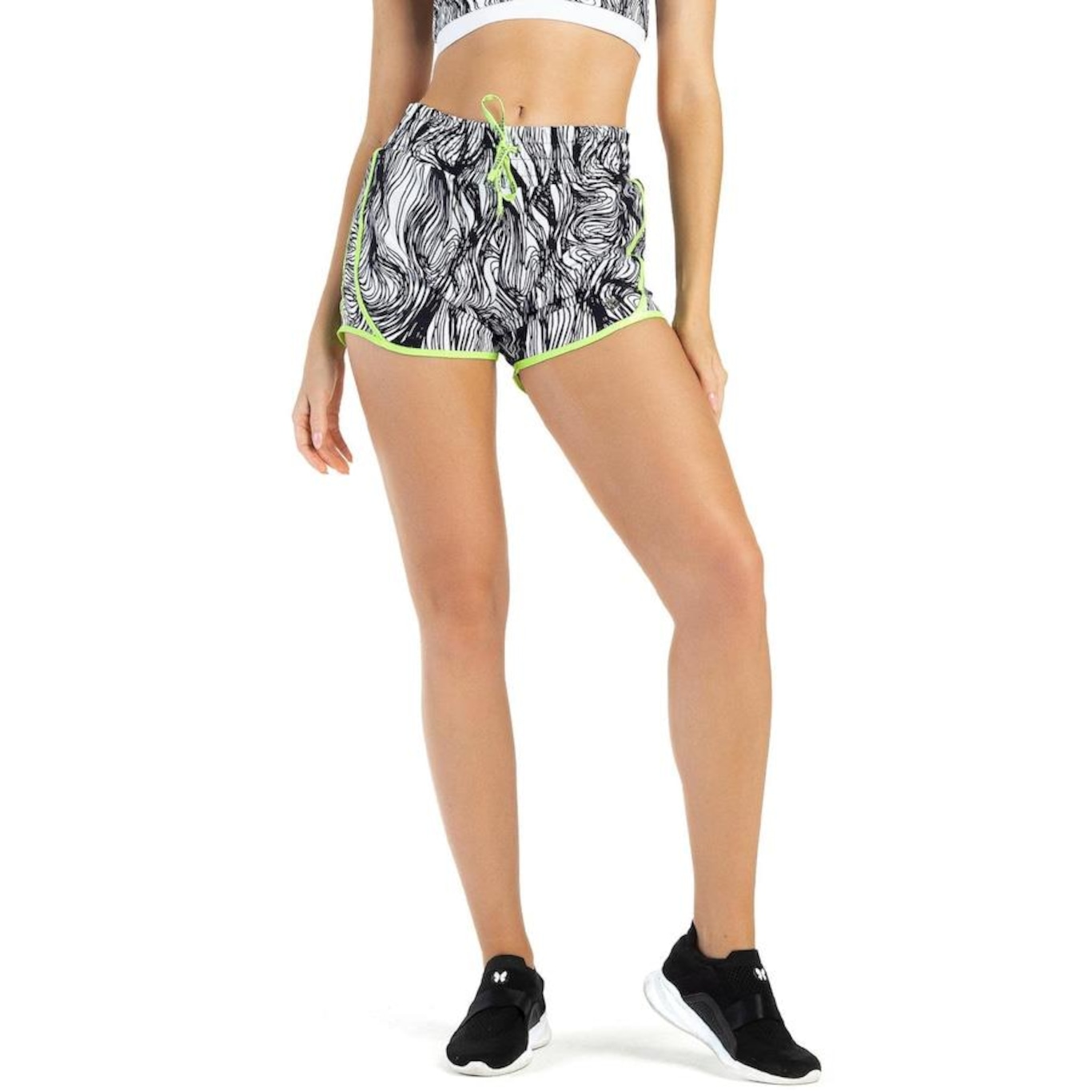 Shorts Vestem Anis Linhas - Feminino - Foto 1