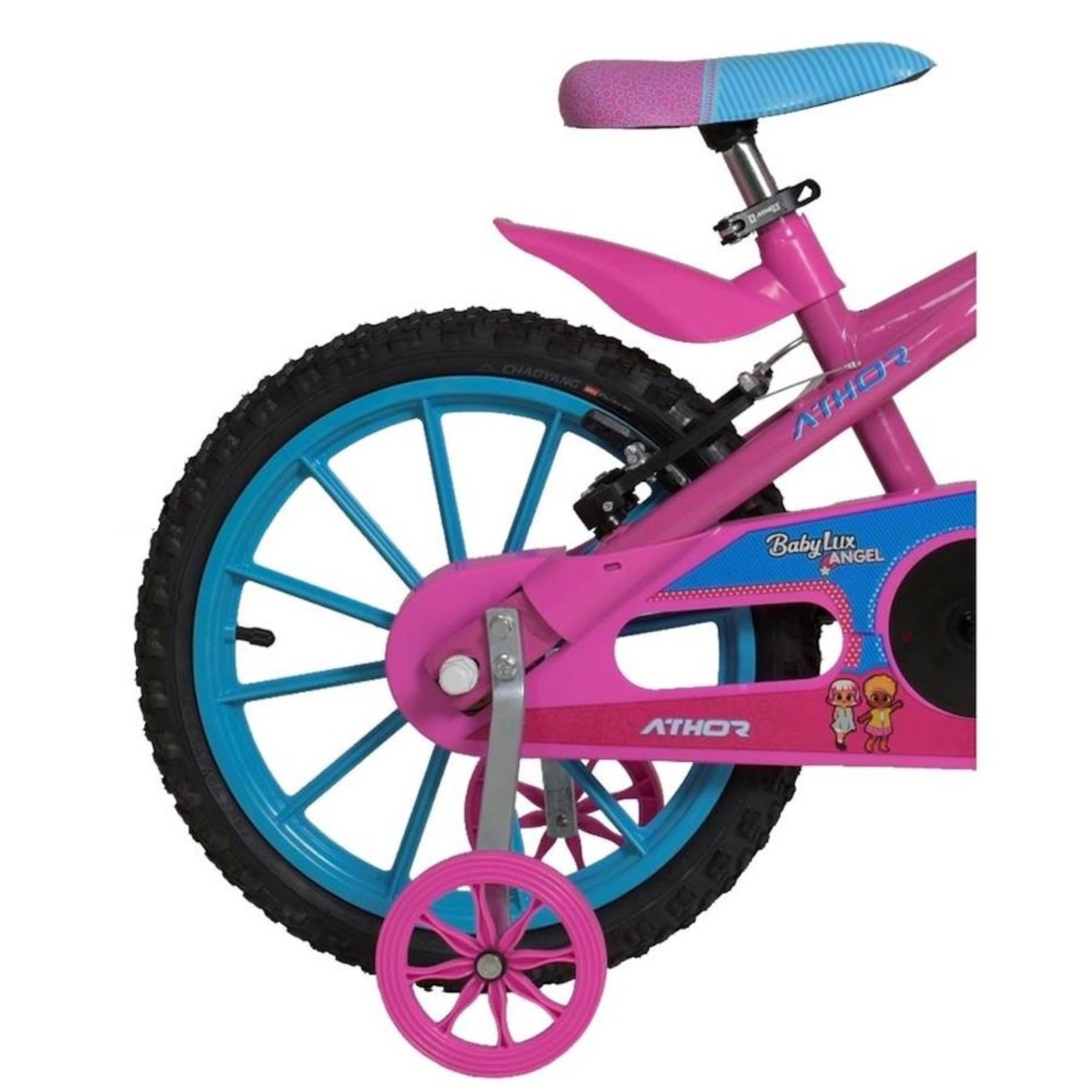 Bicicleta Aro 16 Athor Baby Lux Angel - Freio V-Brake - Marcha Única - Infantil - Foto 3