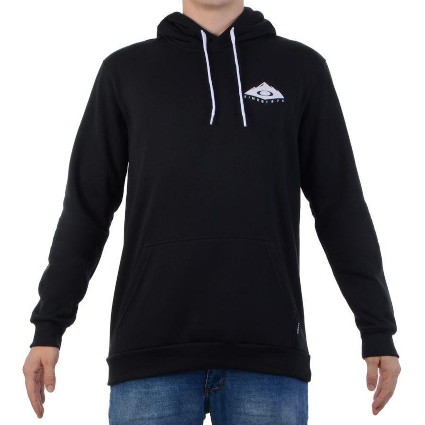 Blusão de Moletom com Capuz Oakley Mod Graphic Hoodie Blackout - Oakley - Foto 2