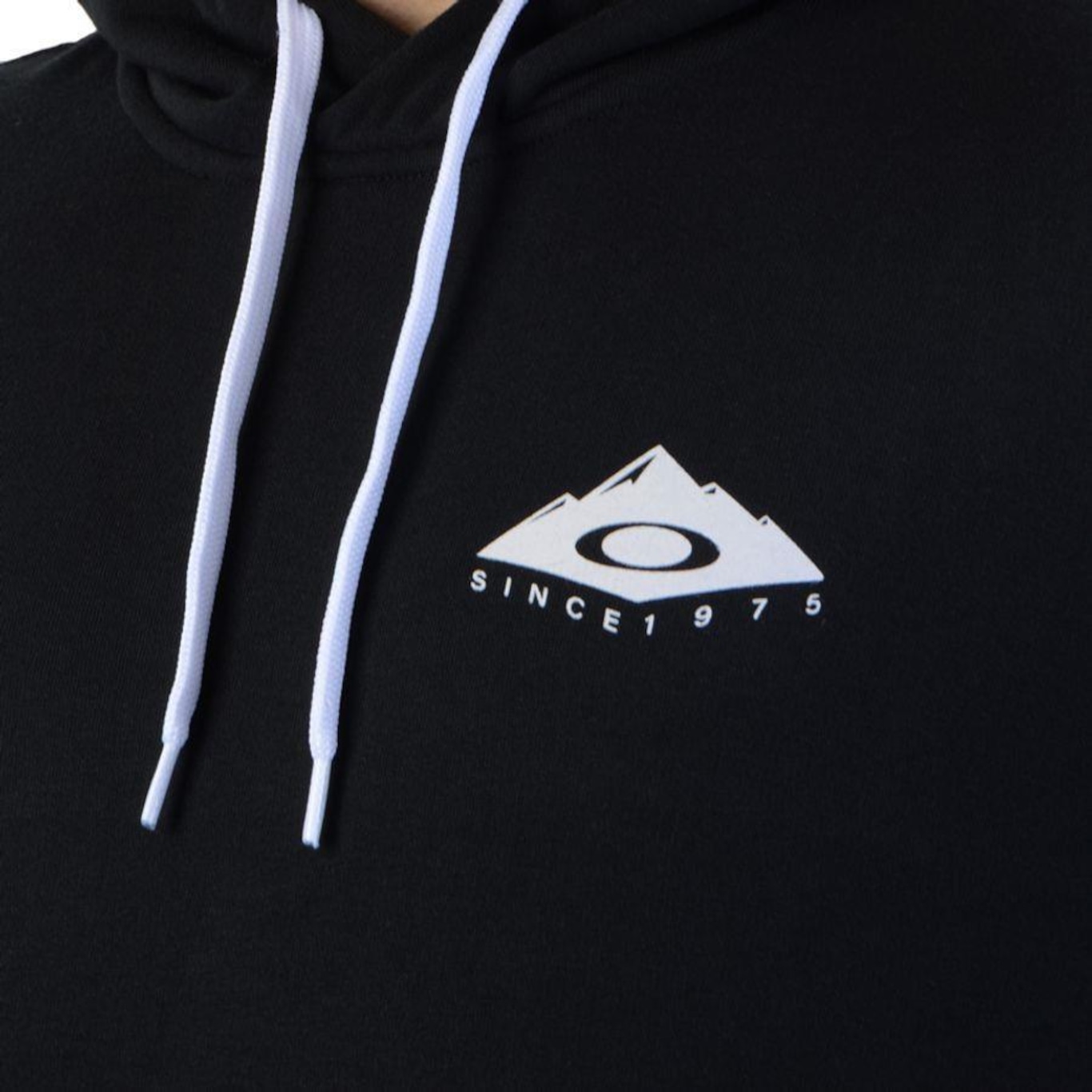 Blusão de Moletom com Capuz Oakley Mod Graphic Hoodie Blackout - Oakley - Foto 5