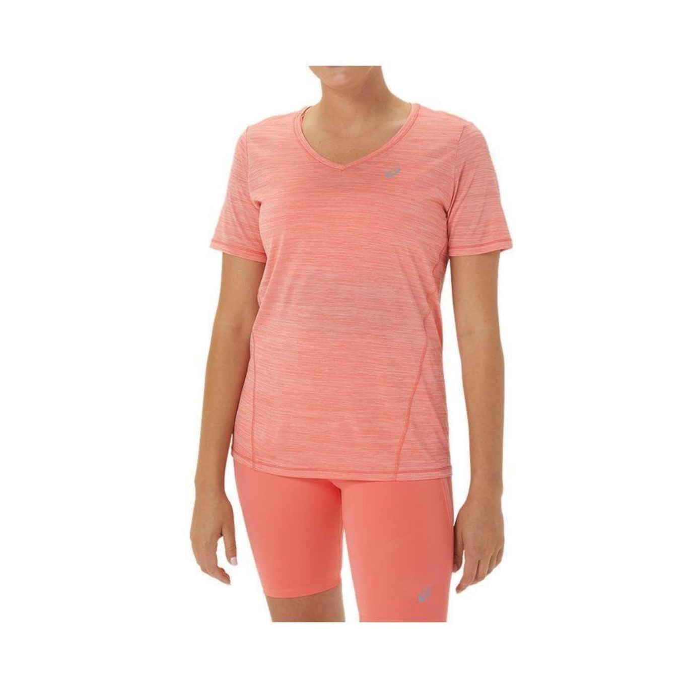 Camiseta Asics Race V-Neck - Feminina - Foto 1