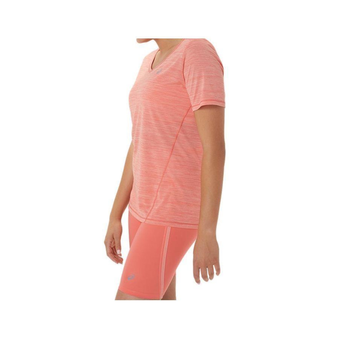 Camiseta Asics Race V-Neck - Feminina - Foto 3