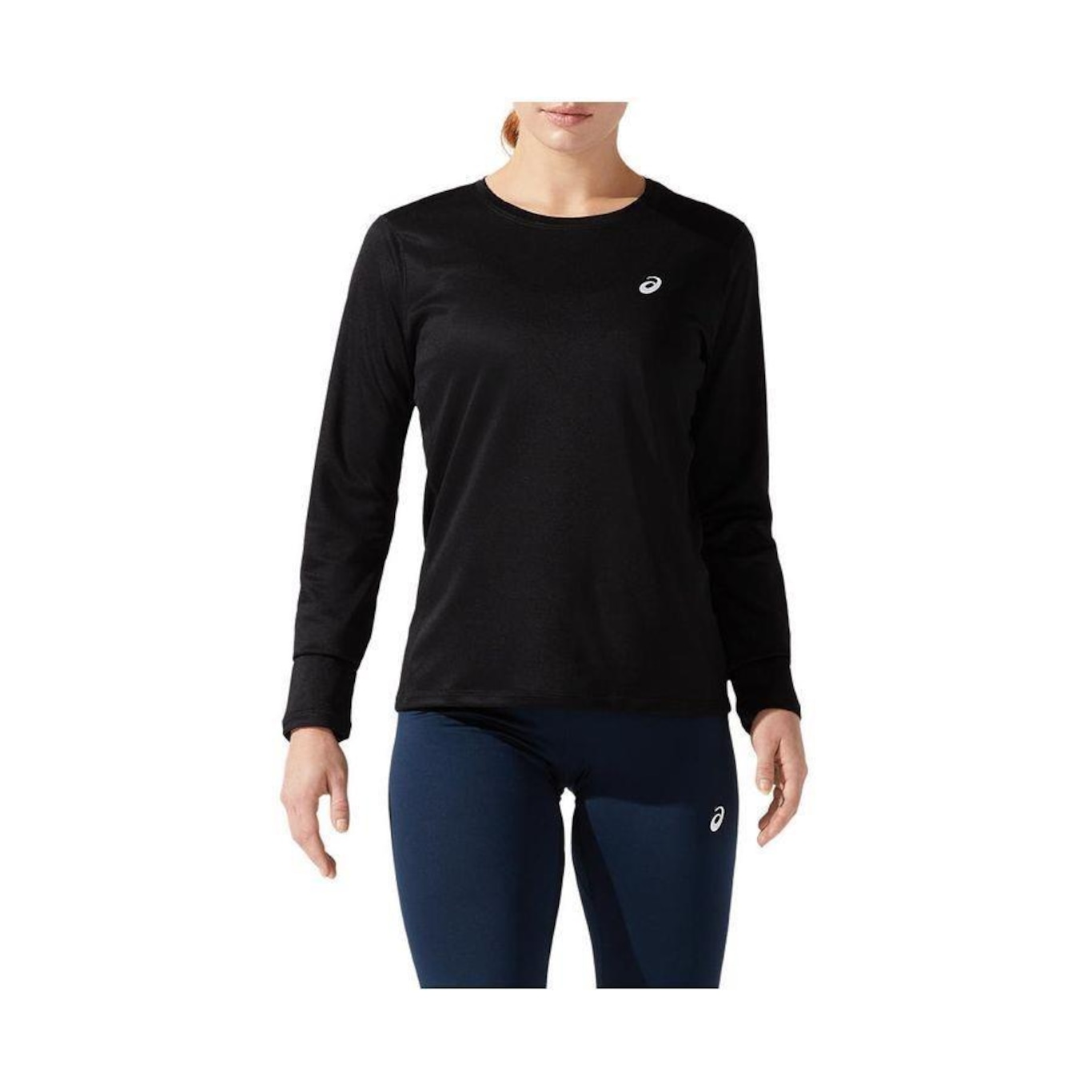 Camiseta Asics Manga Longa - Feminina - Foto 1