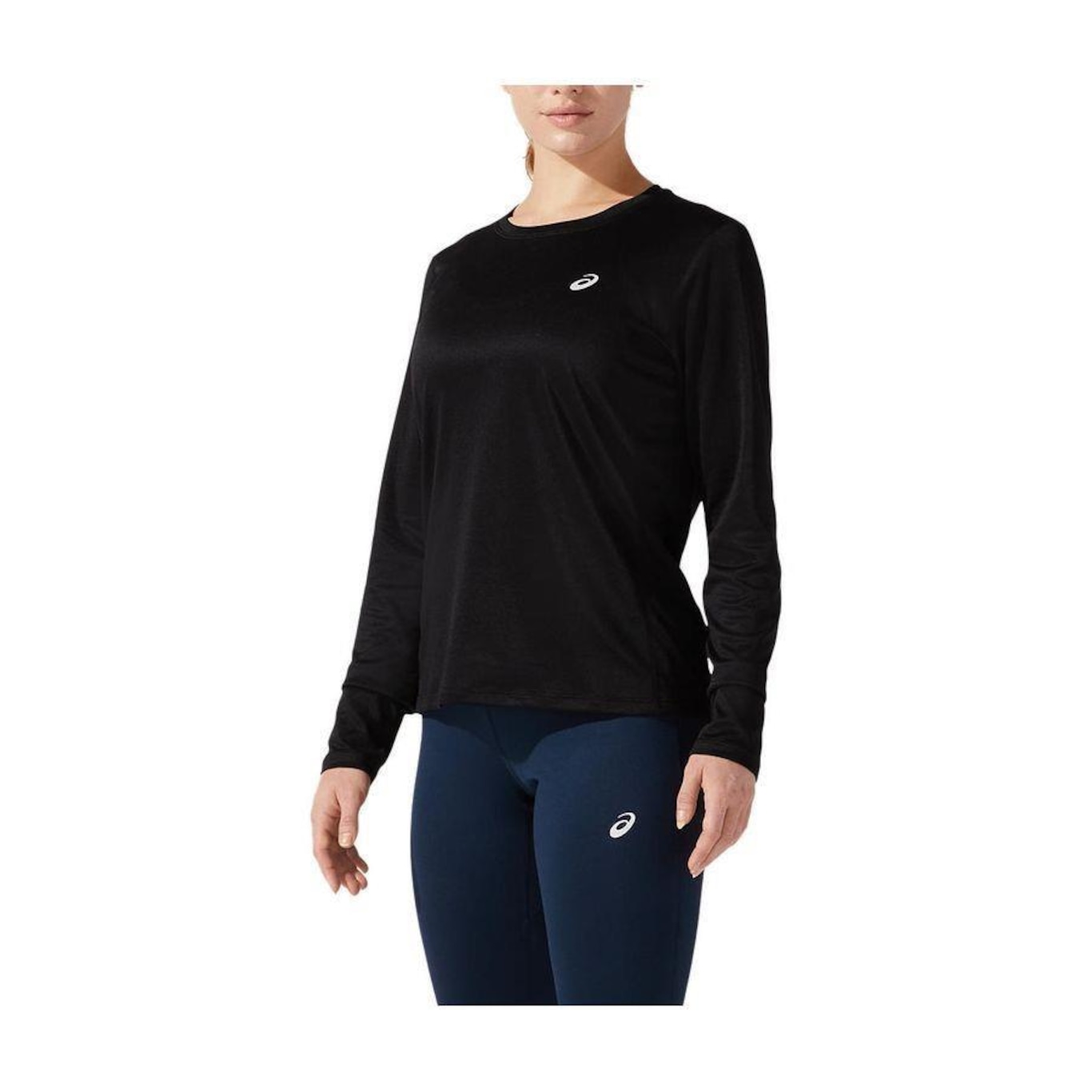 Camiseta Asics Manga Longa - Feminina - Foto 3