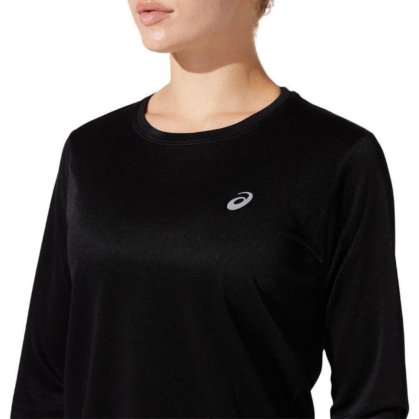 Camiseta Asics Manga Longa - Feminina - Foto 4