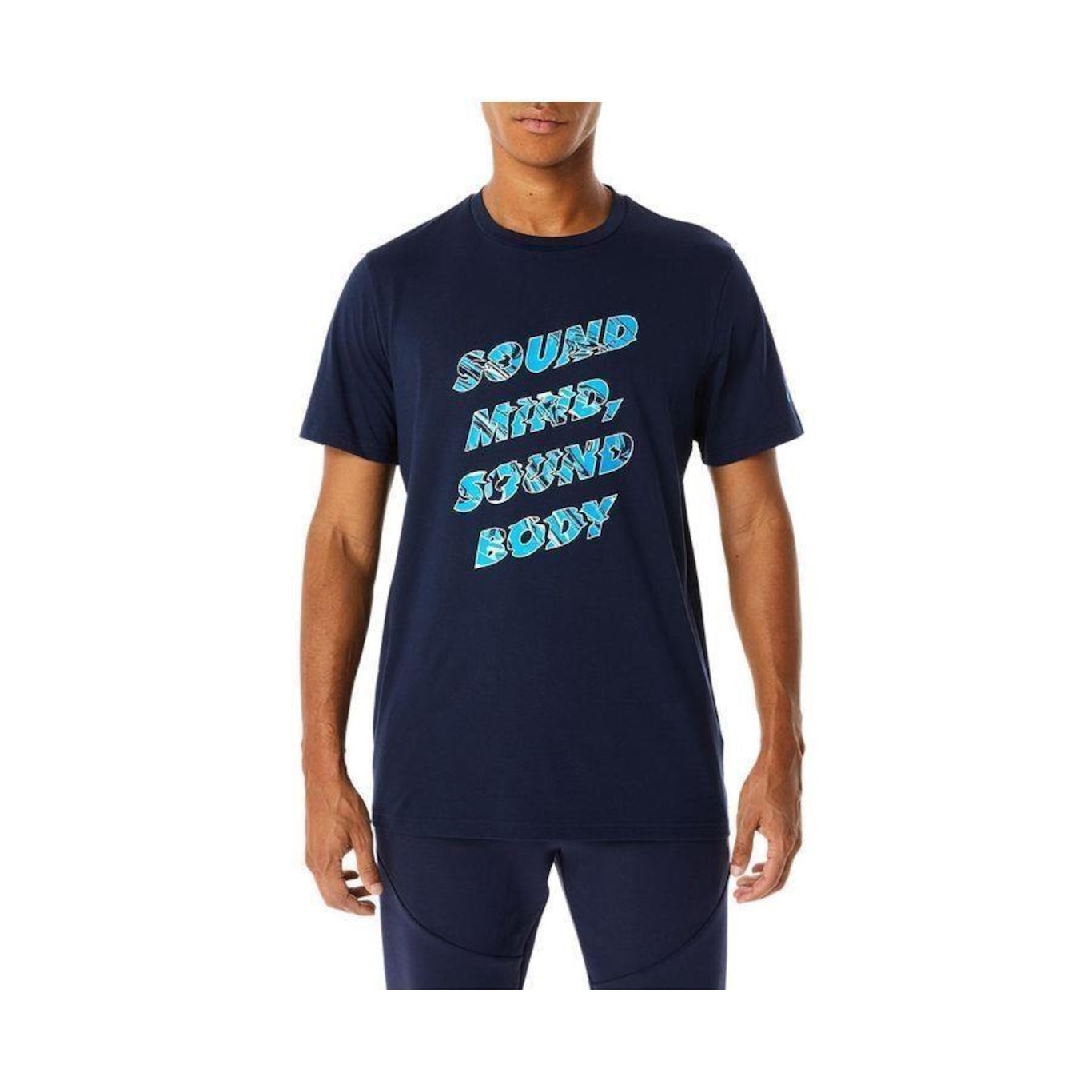 Camiseta Asics Better Cotton Sound Mind - Masculina - Foto 1