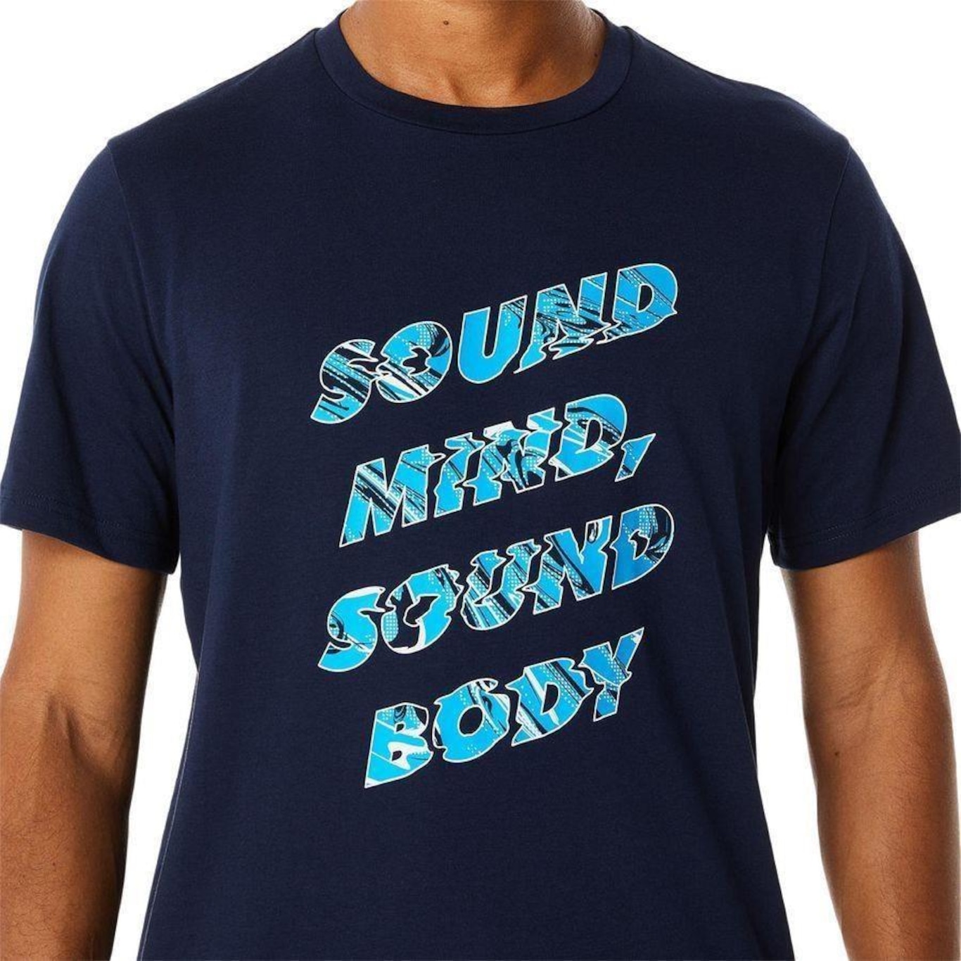 Camiseta Asics Better Cotton Sound Mind - Masculina - Foto 5