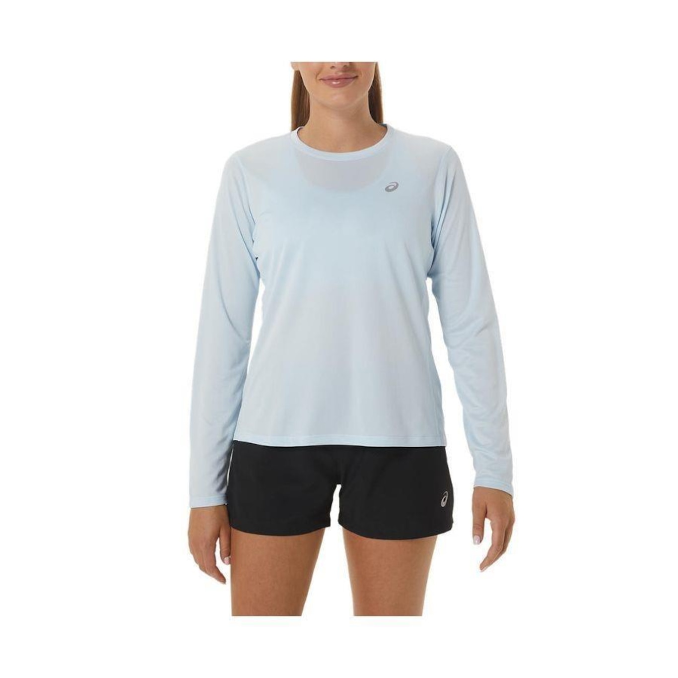 Camiseta Asics Manga Longa - Feminina - Foto 1