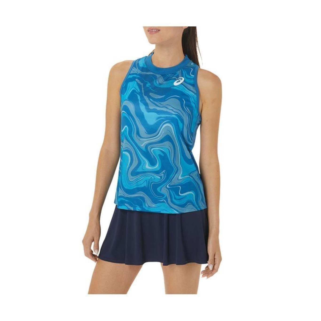 Camiseta Regata Asics Match Graphic - Feminina - Foto 2