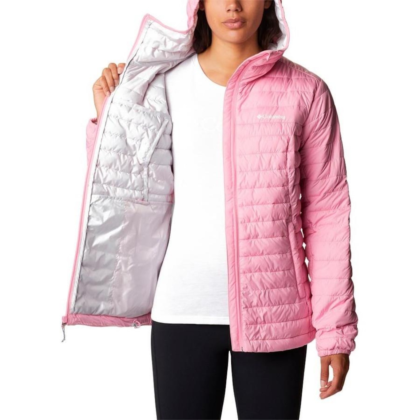 Jaqueta com Capuz Columbia Silver Falls Hood - Feminino - Foto 5