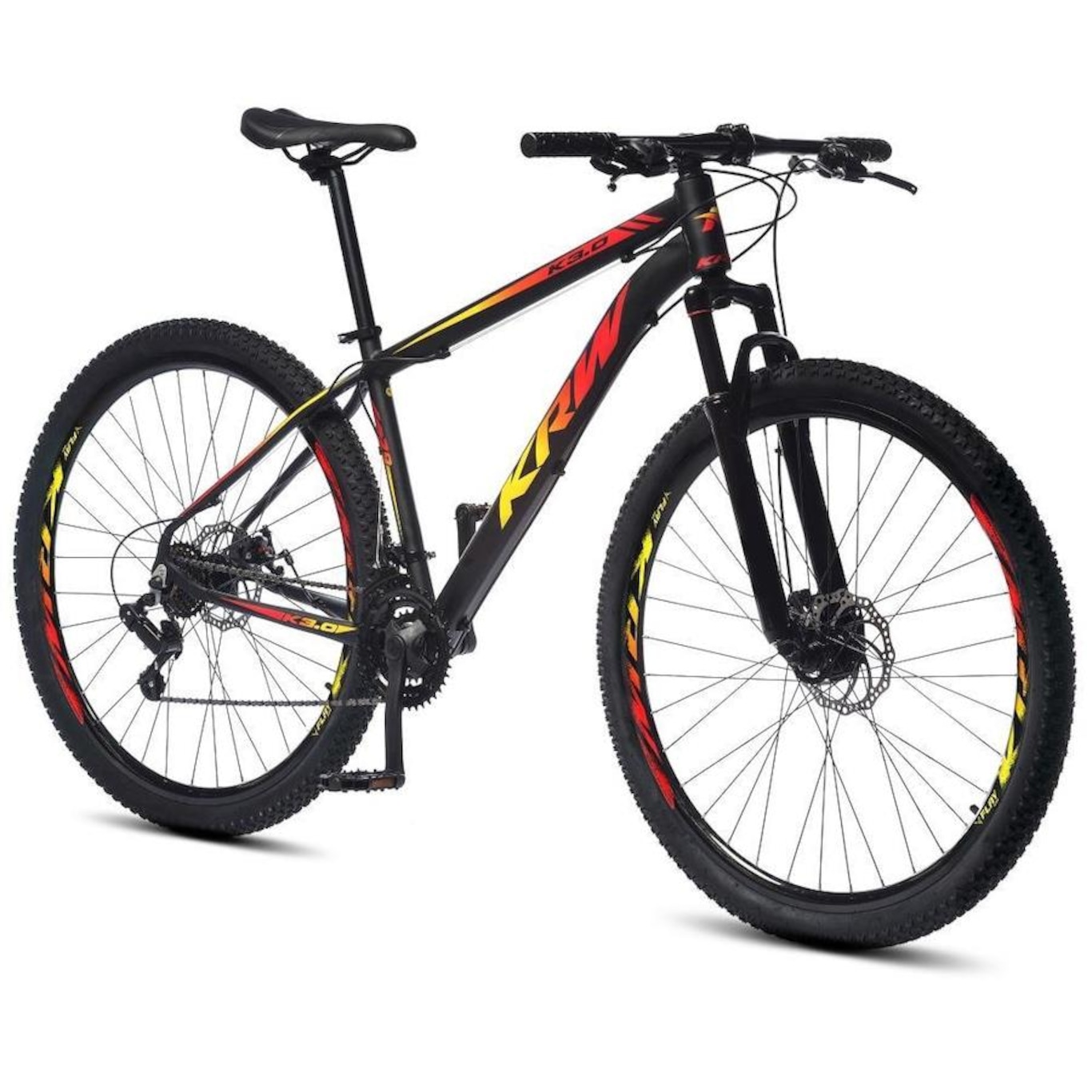 Bicicleta Aro 29 KRW S50 Alumínio - Câmbio Shimano TZ - Freio a Disco Ltx - 24v - Adulto - Foto 2