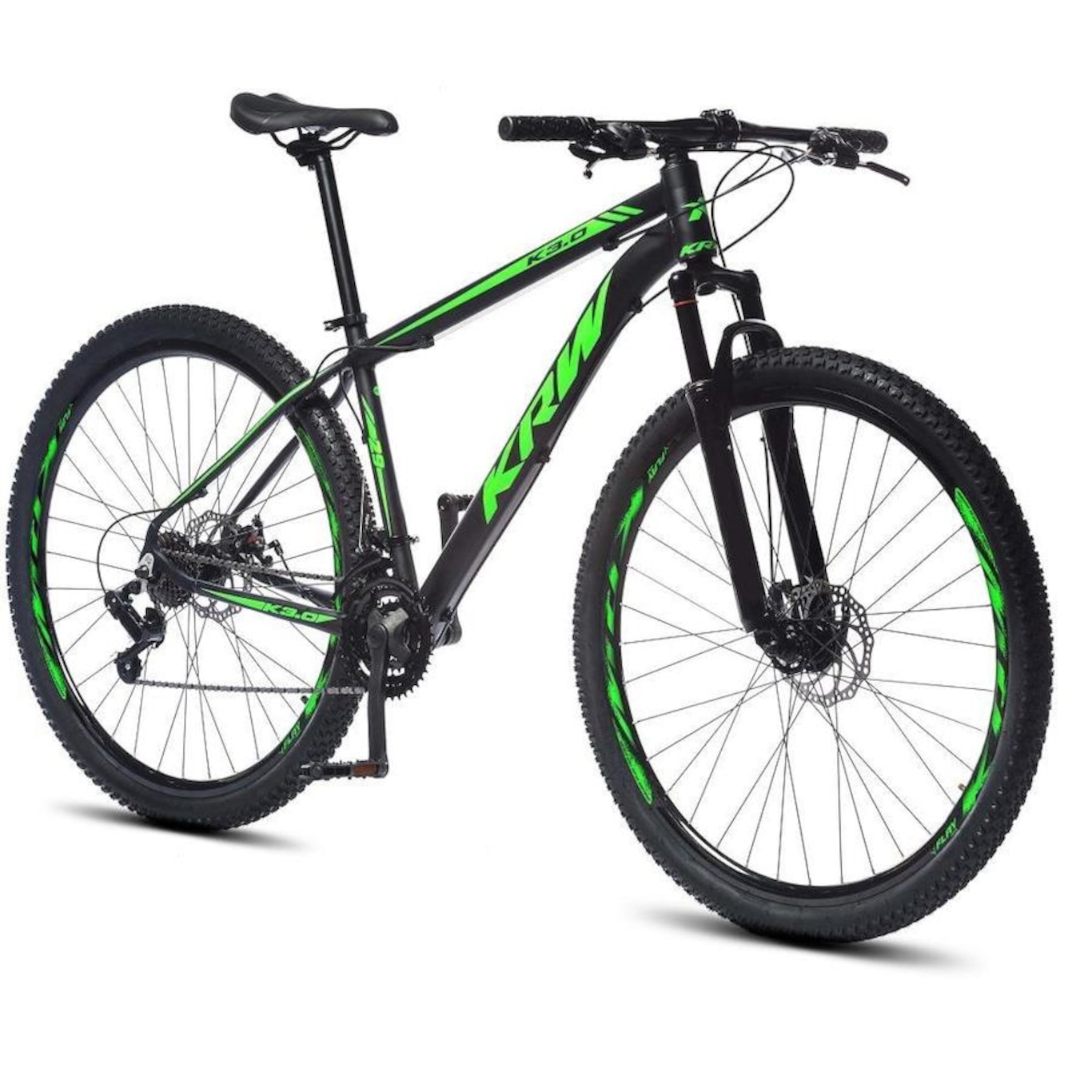 Bicicleta Aro 29 KRW S50 Alumínio - Câmbio Shimano TZ - Freio a Disco Ltx - 24v - Adulto - Foto 2