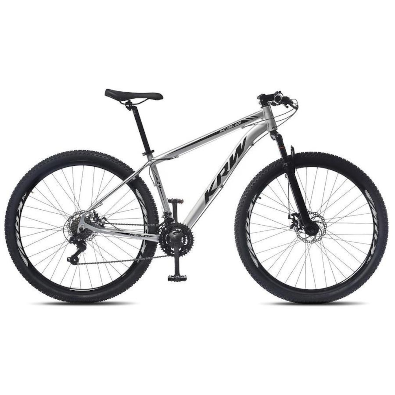 Bicicleta Aro 29 KRW S50 Alumínio - Câmbio Shimano TZ - Freio a Disco Ltx - 24v - Adulto - Foto 1