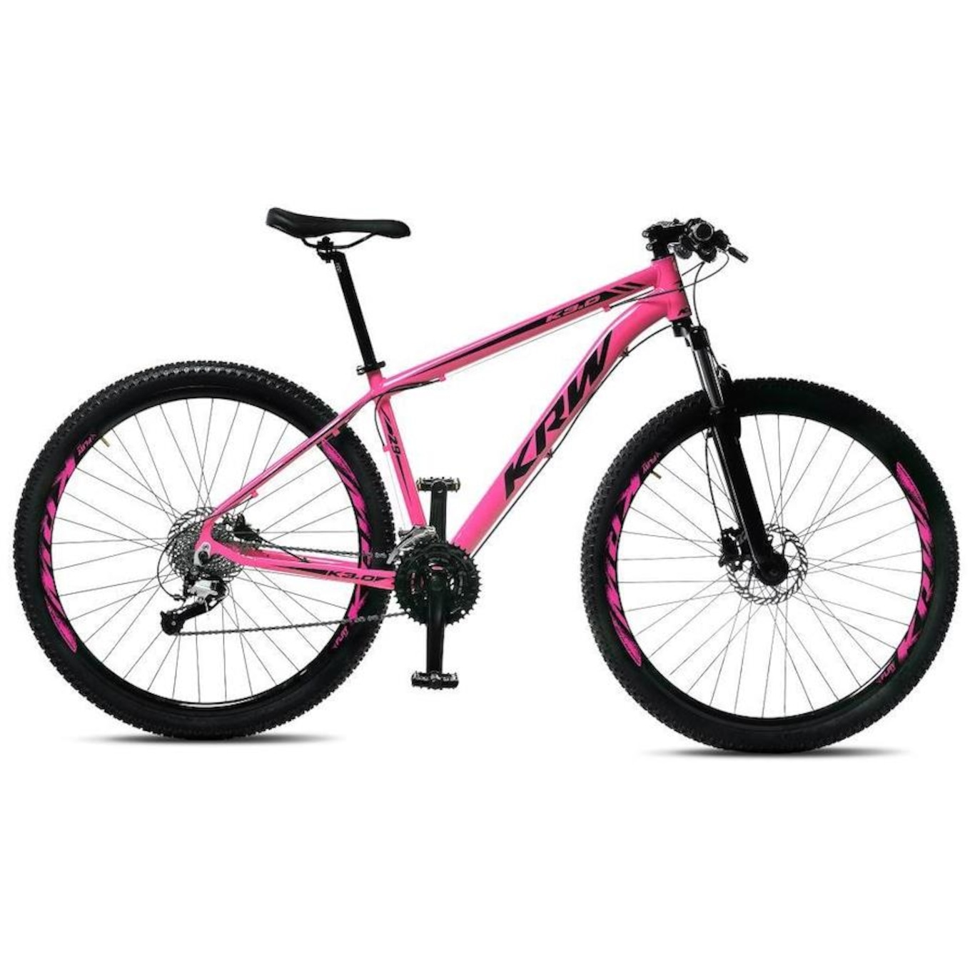 Bicicleta Aro 29 KRW  S41 Alumínio - Câmbio Shimano - Freio a Disco hidráulico - 24V - Adulto - Foto 2