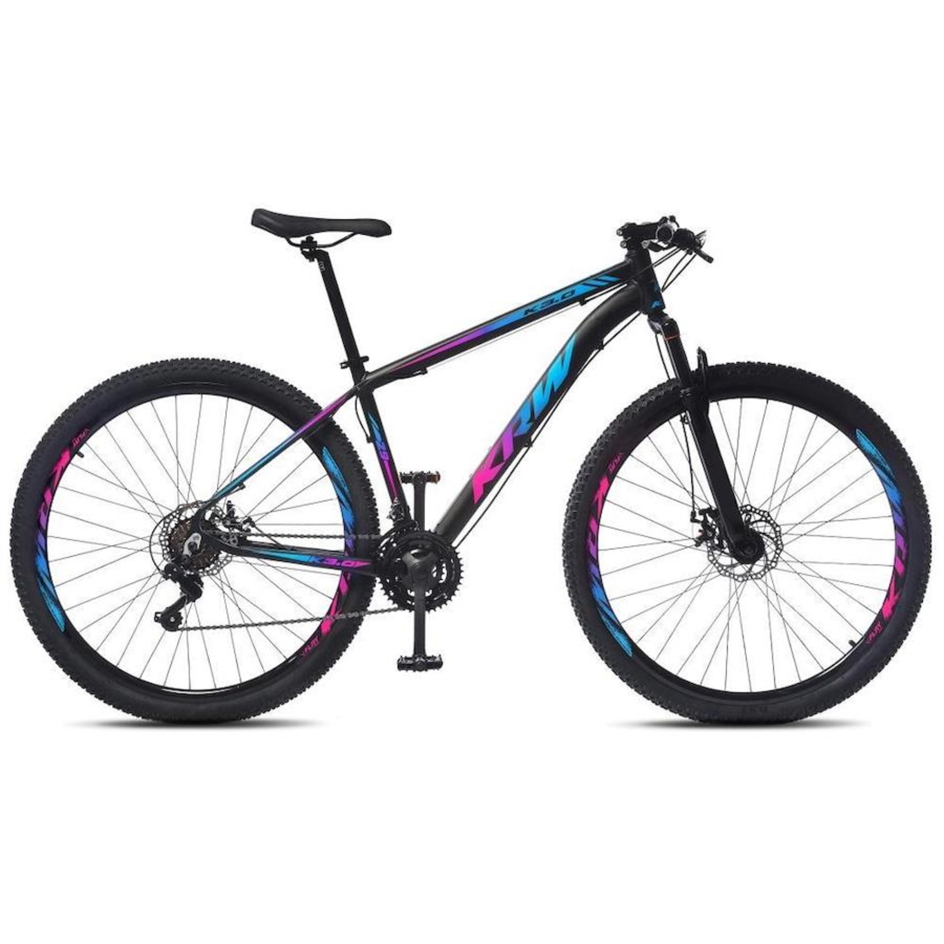 Bicicleta Aro 29 KRW X42 - Freio a Disco - Câmbio Importado - 24 Velocidades - Adulto - Foto 2