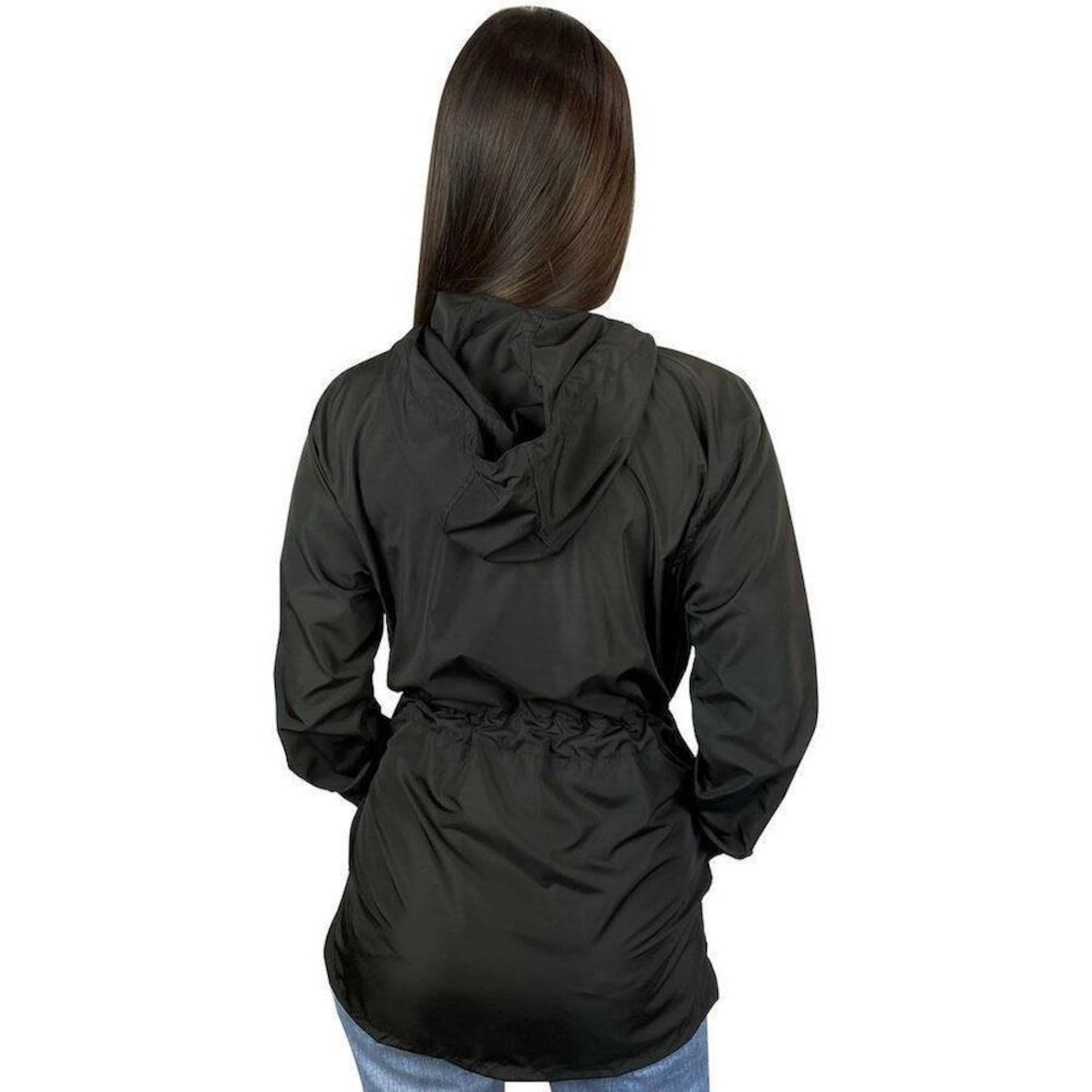 Jaqueta Parka Corta Vento com Capuz WSS Shape - Feminina - Foto 3