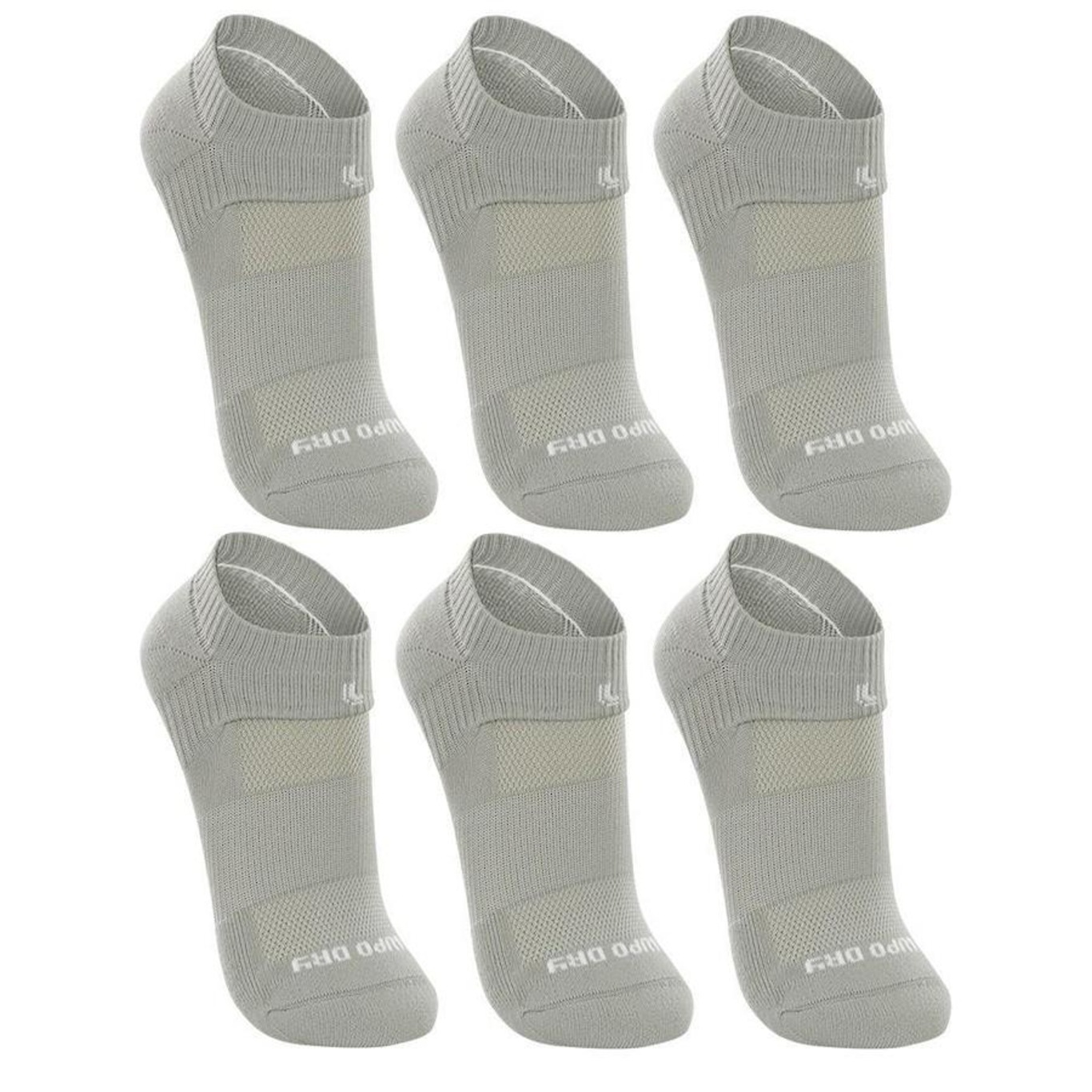 Kit de Meias Cano Curto Lupo Dry Tech Performance - 6 Pares - Adulto - Foto 1