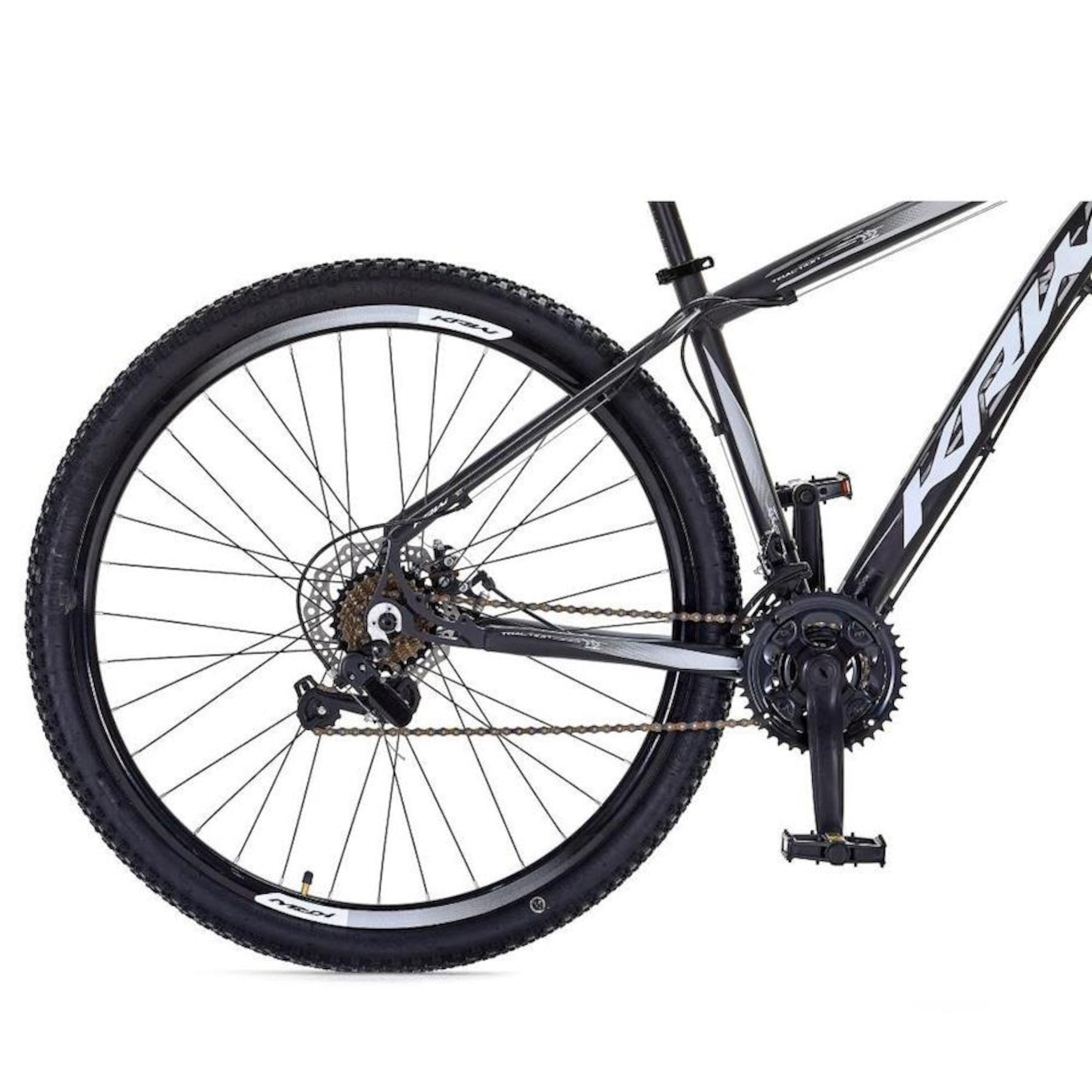 Bicicleta Aro 29 Krw Sx3 Traction Alumínio - Freio A Disco - Câmbio Shimano Tz - 24 Velocidades - Adulto - Foto 5