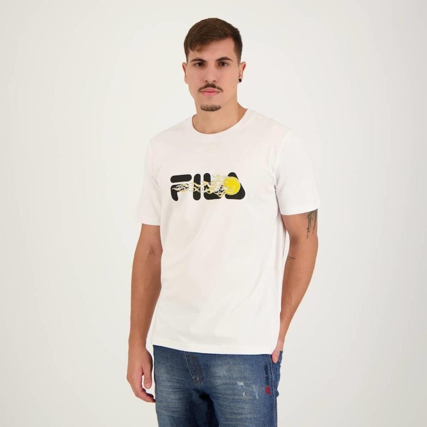 Camiseta Fila Tennis Graphics - Masculina - Foto 2