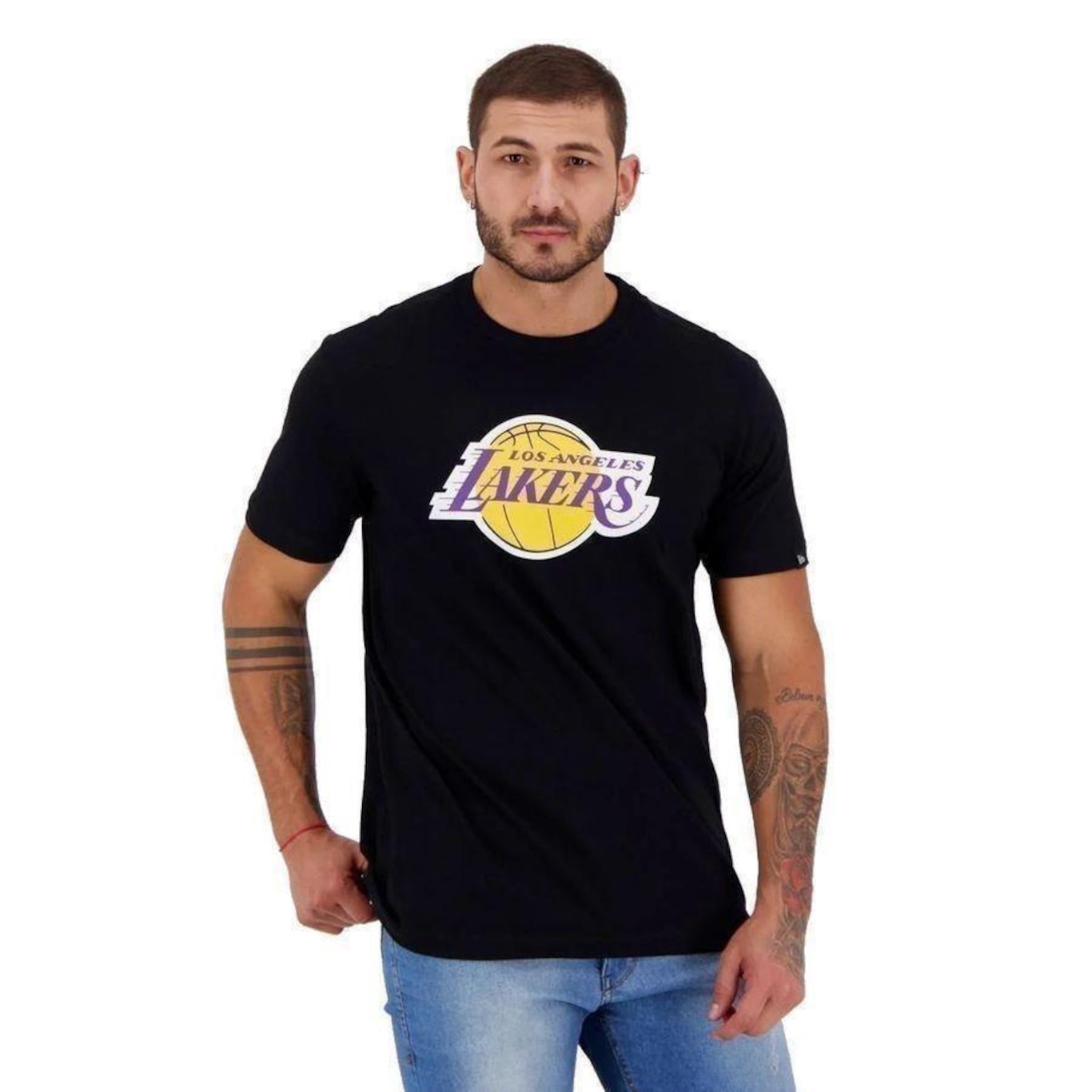 Camiseta Nba Los Angeles Lakers - Masculina - Foto 2