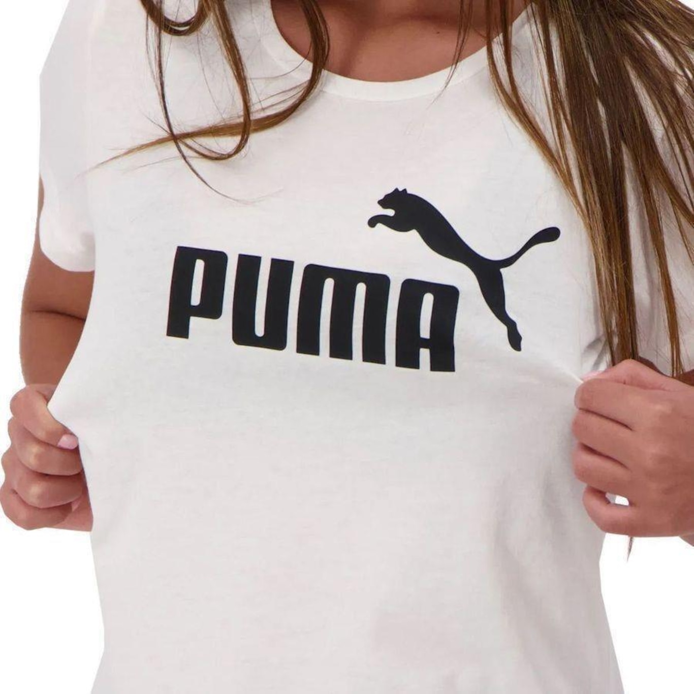 Camiseta Puma Essentials Logo - Feminino - Foto 3