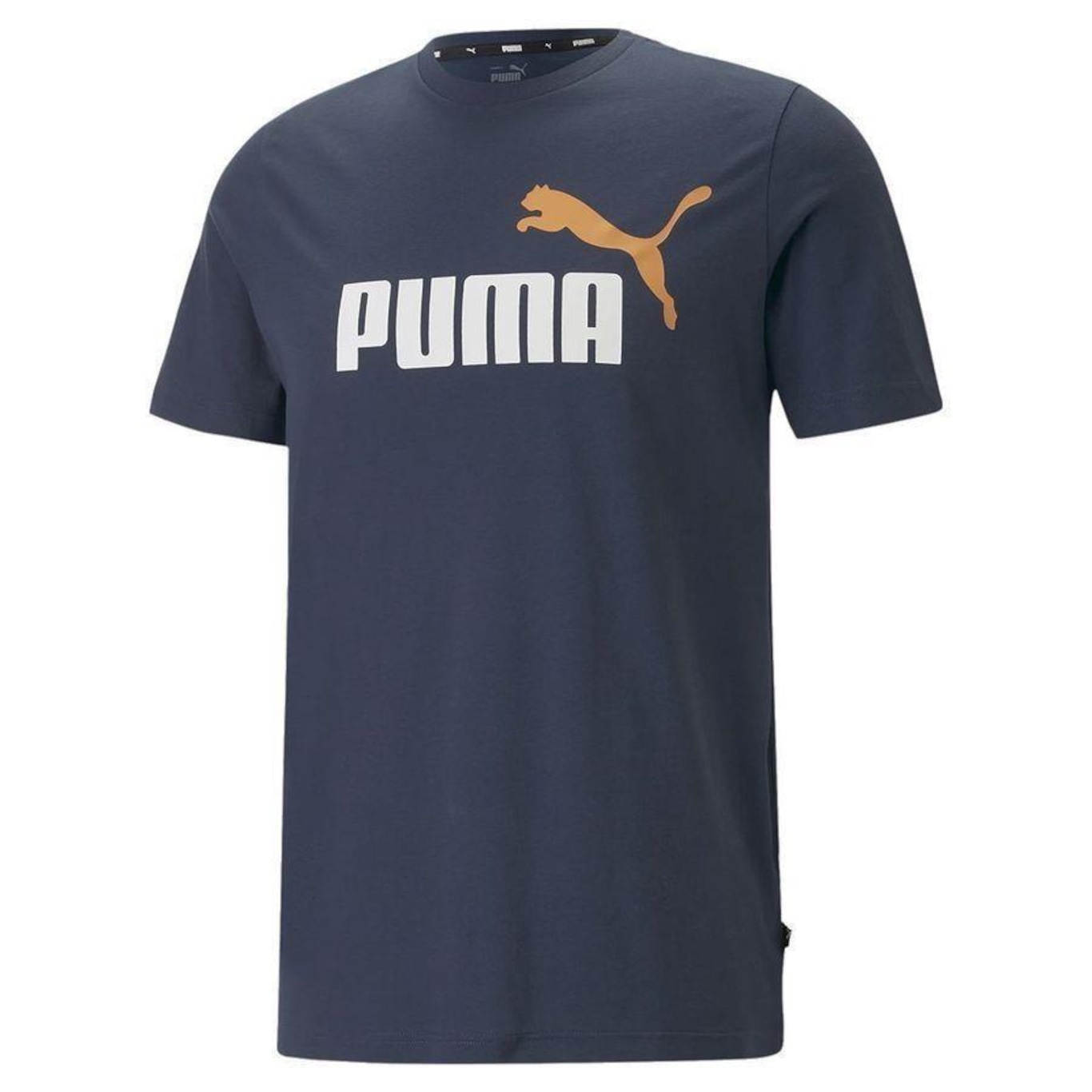 Camiseta Puma Ess+ 2 Logo - Masculina - Foto 1