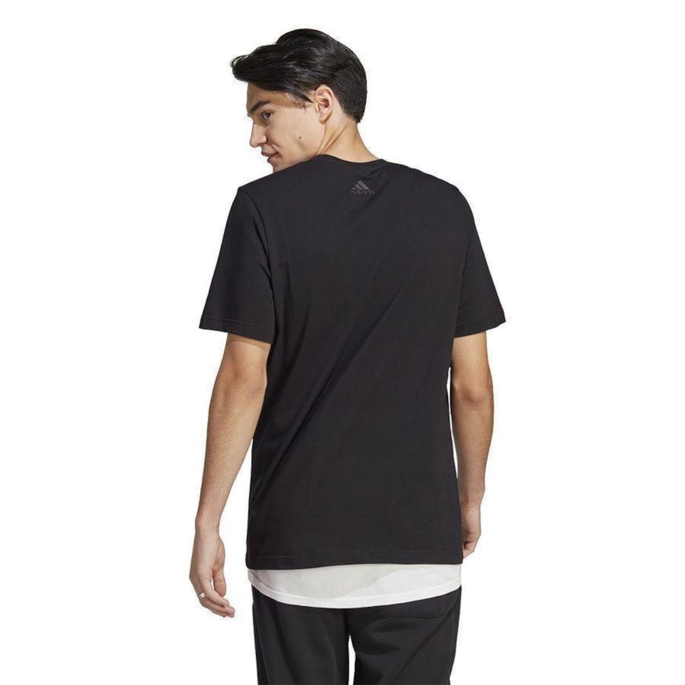 Camiseta adidas Logo Linear - Masculina - Foto 3