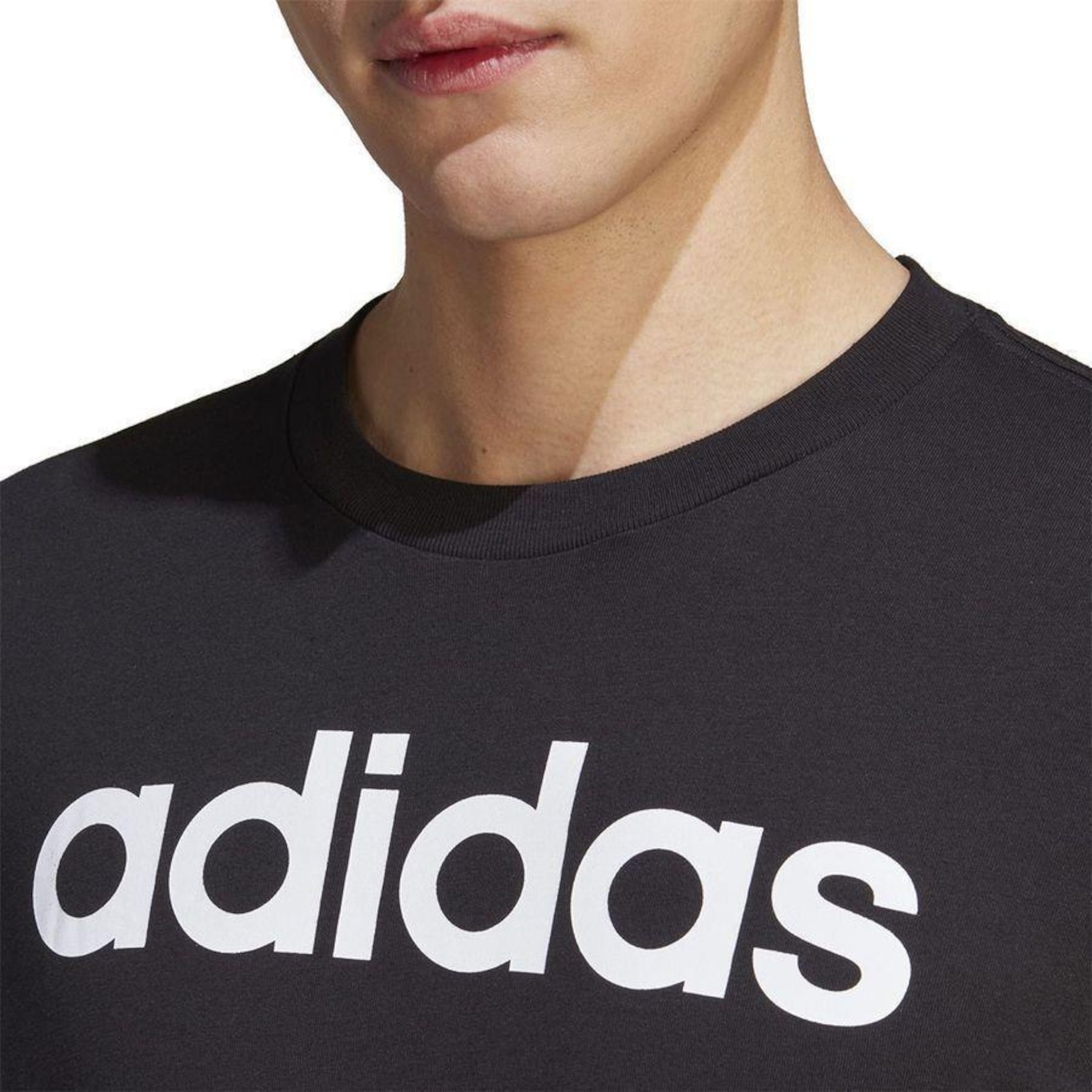 Camiseta adidas Logo Linear - Masculina - Foto 5