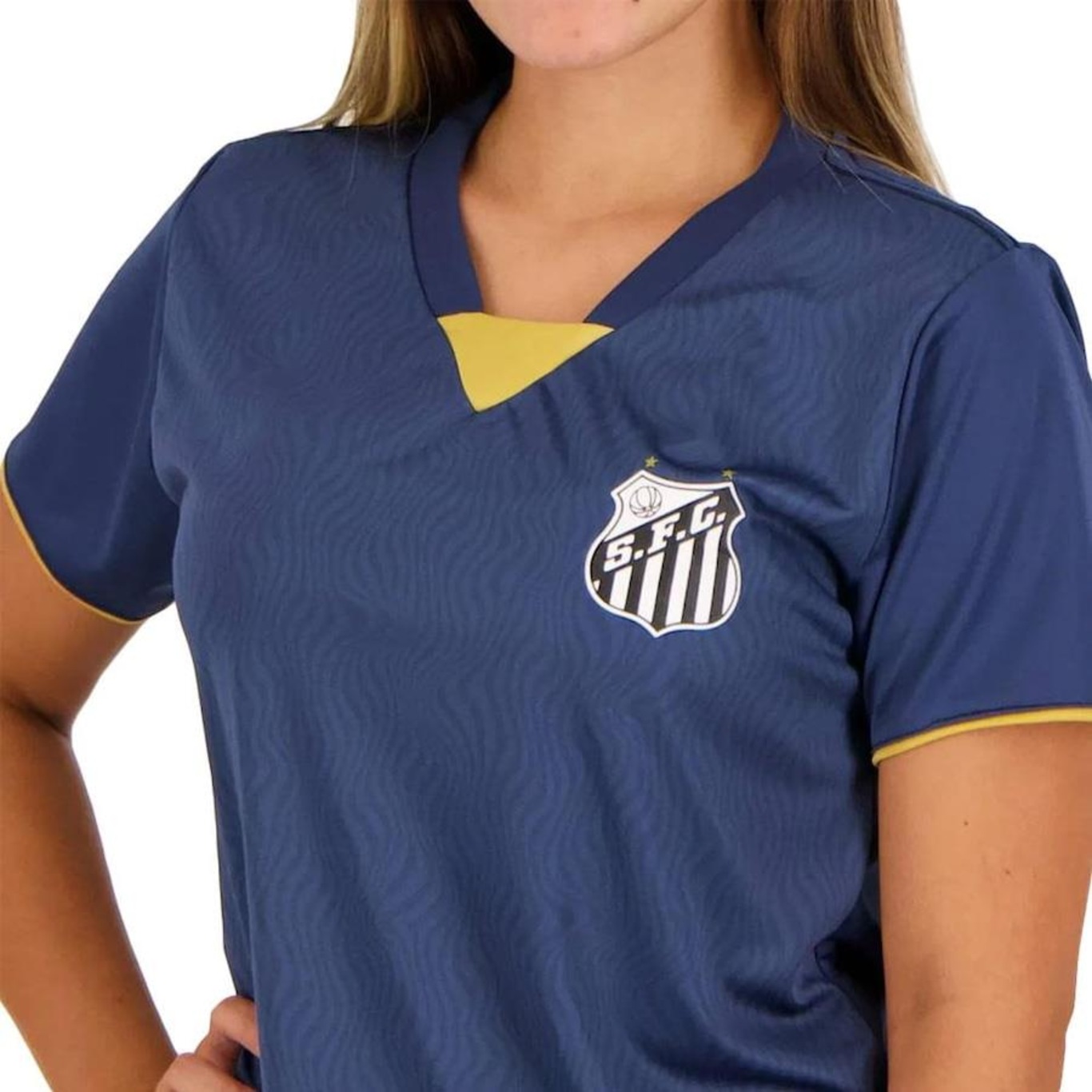 Camiseta do Santos Roleplay Braziline - Feminina - Foto 3