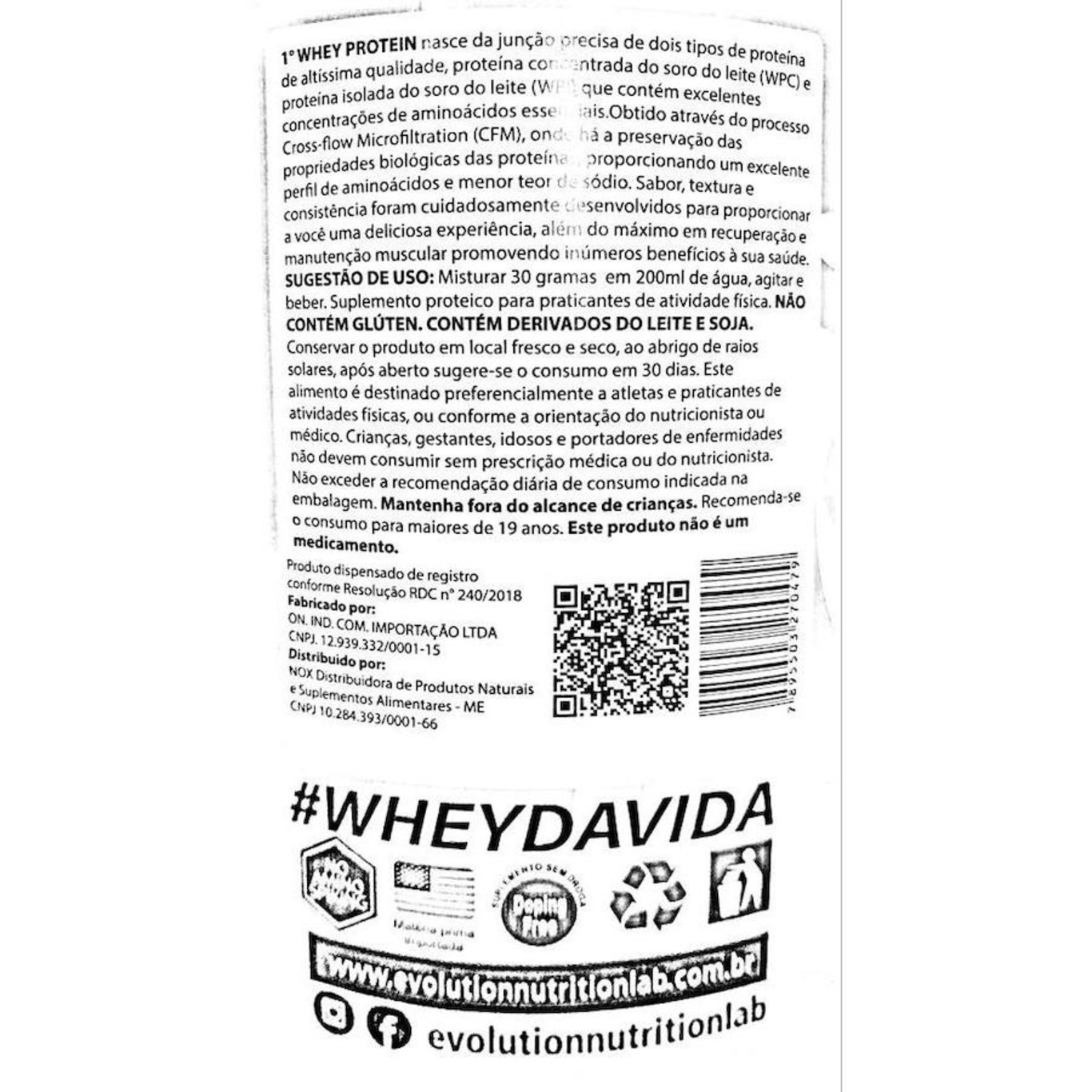 Whey Protein Concentrada E Isolada Evo G Centauro